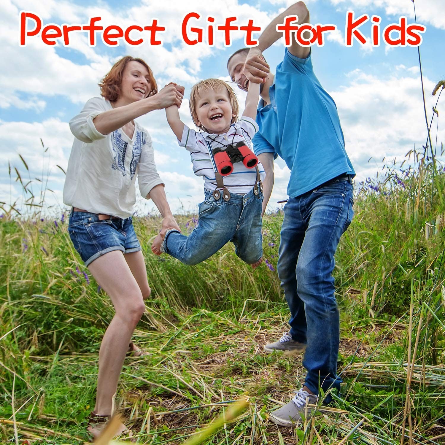 Kids Binoculars Set   Shockproof Toy for Ages 3 12, Bird Watching & Outdoor Fun4