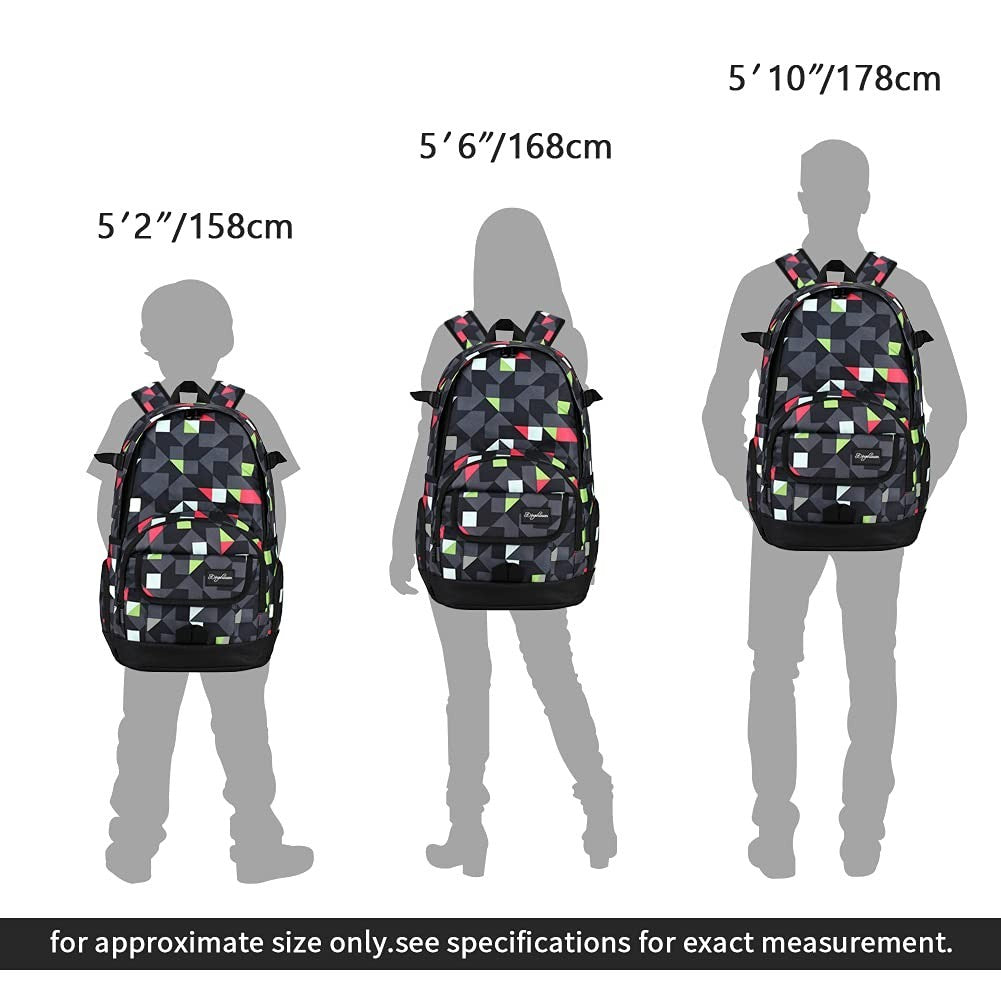 Lightweight School Backpack Travel Bag for Men & Women   College, Hiking, Daily4