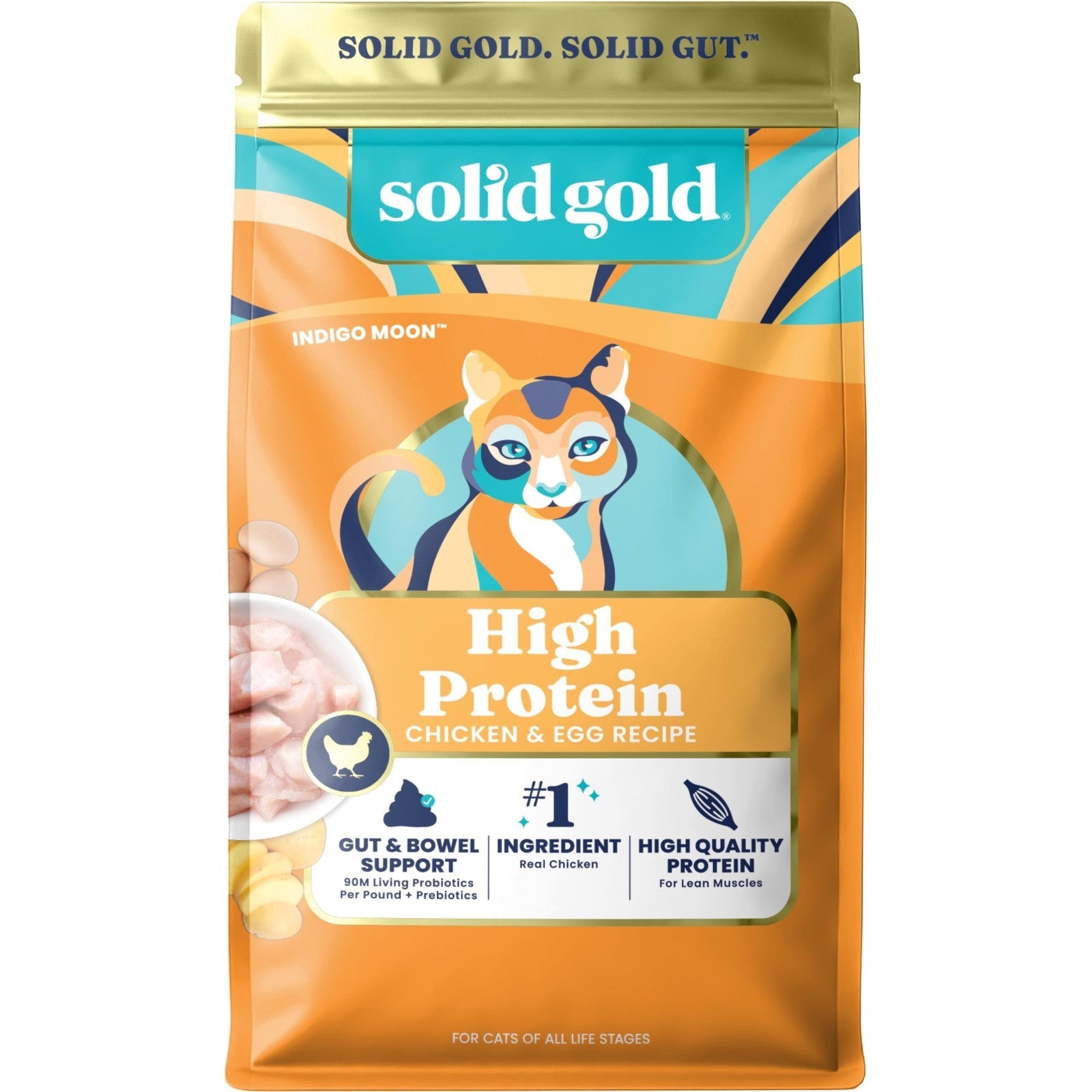 High Protein Chicken Dry Cat Food for Cats & Kittens, 6LB   Grain Free Nutrition1