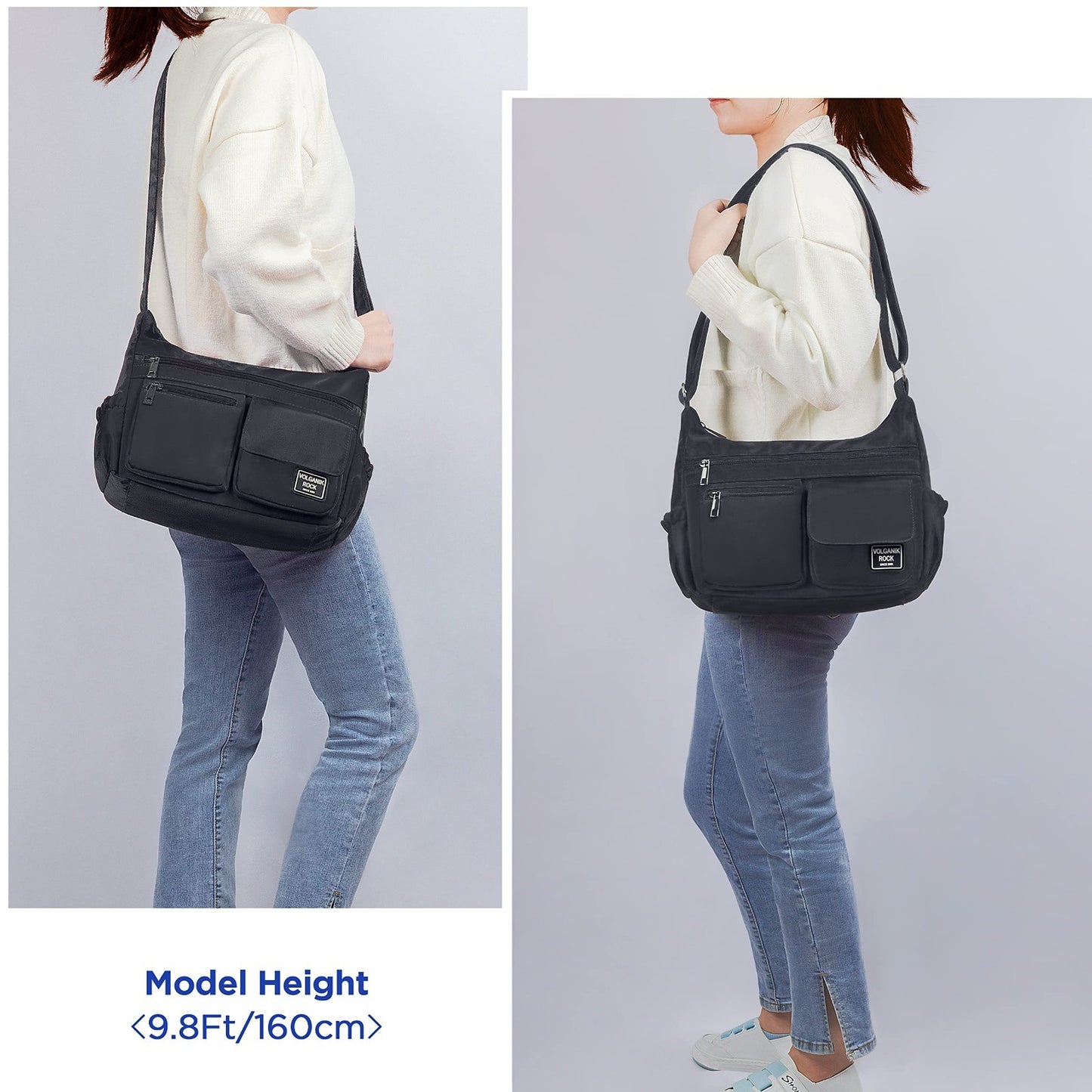 Lightweight Waterproof Crossbody Bag for Women | RFID Travel Shoulder Purse2