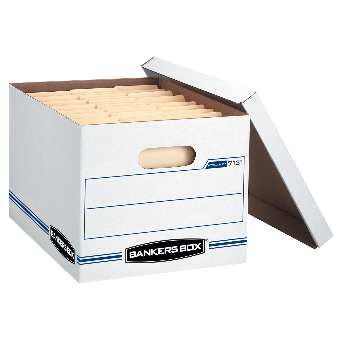 12 Pack File Storage Boxes with Lids, Letter/Legal Size, Durable & Stackable, Ea5