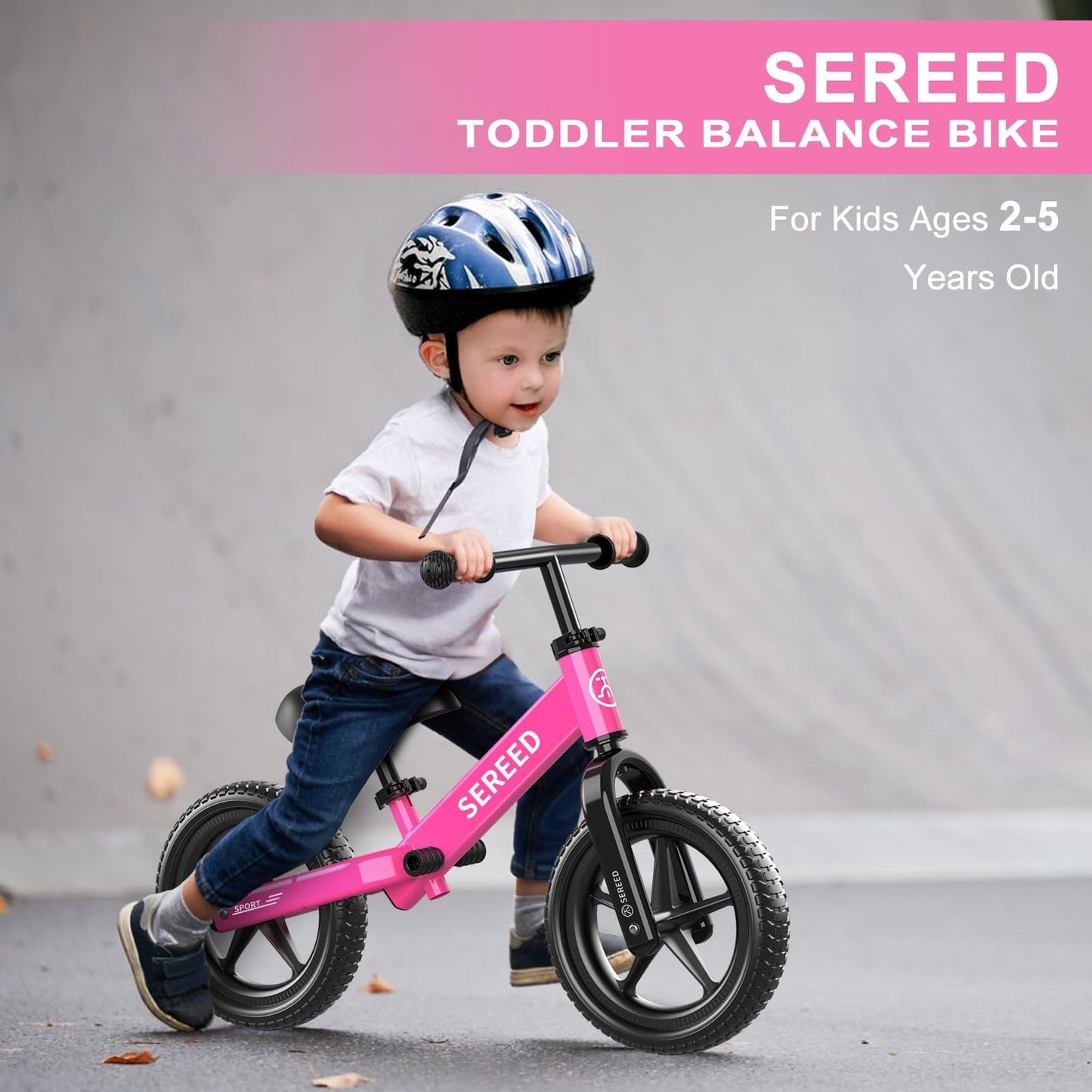 No Pedal Toddler Balance Bike for Ages 2 5, Adjustable, Custom Stickers, Gift Id4