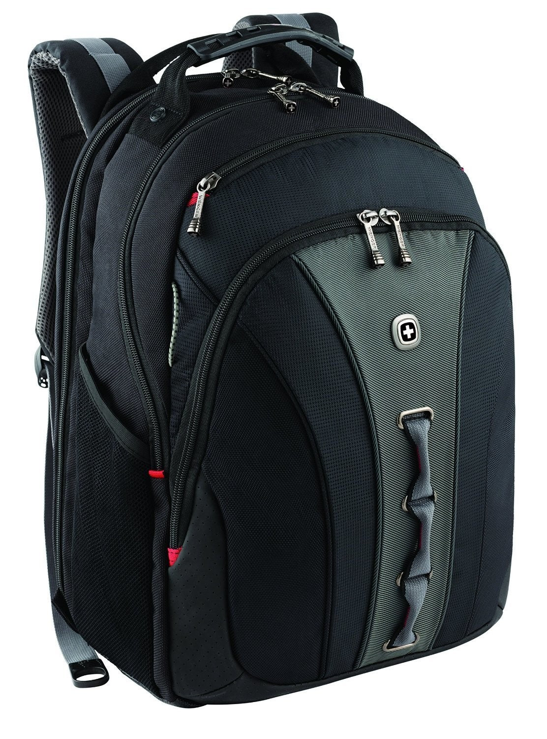 16" Laptop Backpack for Men & Women, Stylish Black/Gray Bag, Durable & Spacious4