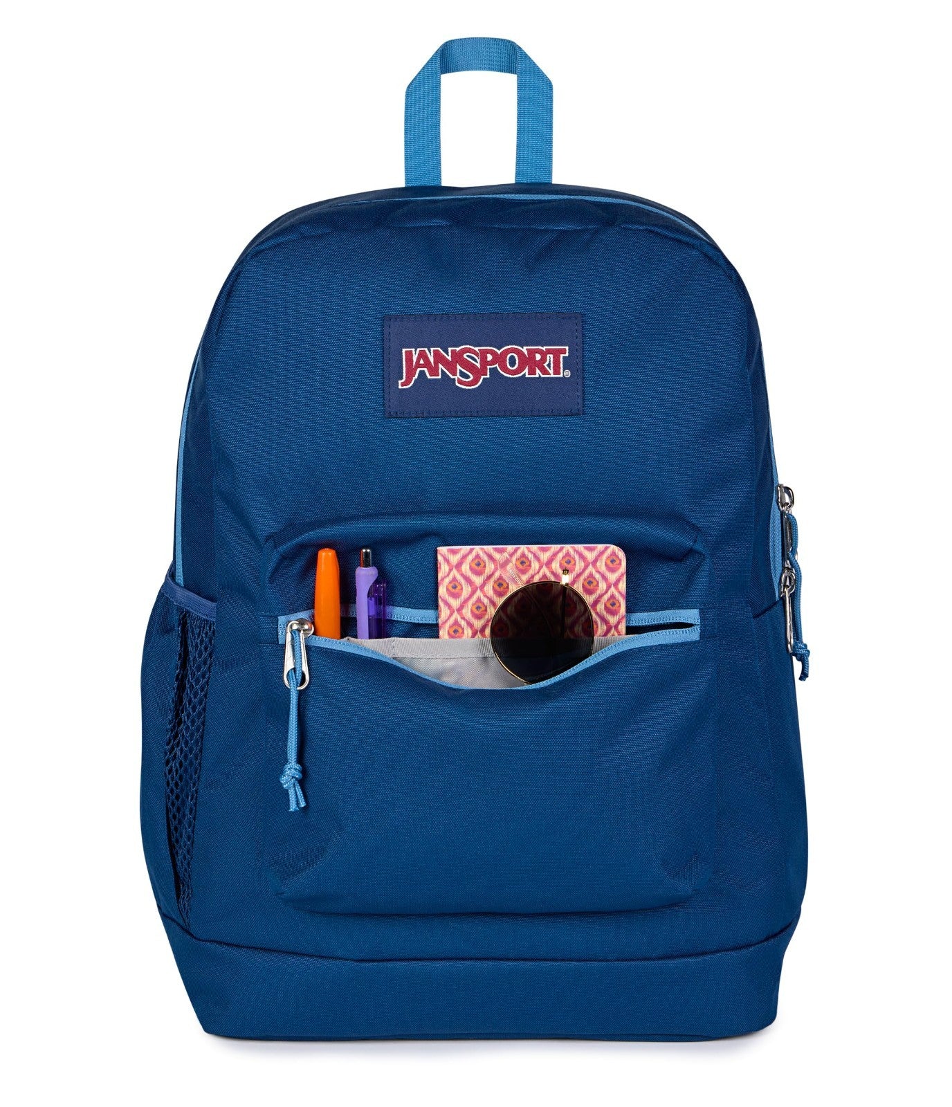 26L Cross Town Plus Backpack, Stylish Team Stripes, Durable & Spacious School Ba4