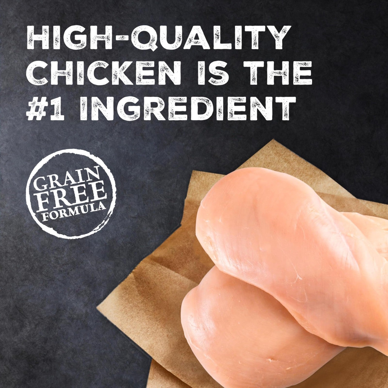Grain Free Chicken Dry Cat Food for Adults, High Protein, 4 lb Bag2