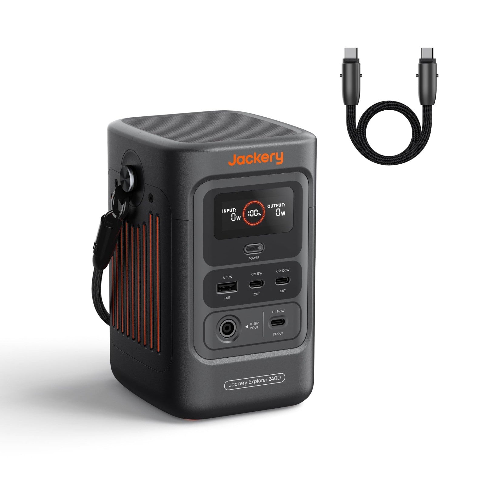 Portable Power Station 256Wh, 200W Output, Fast Charging, Compact Battery Bank f1