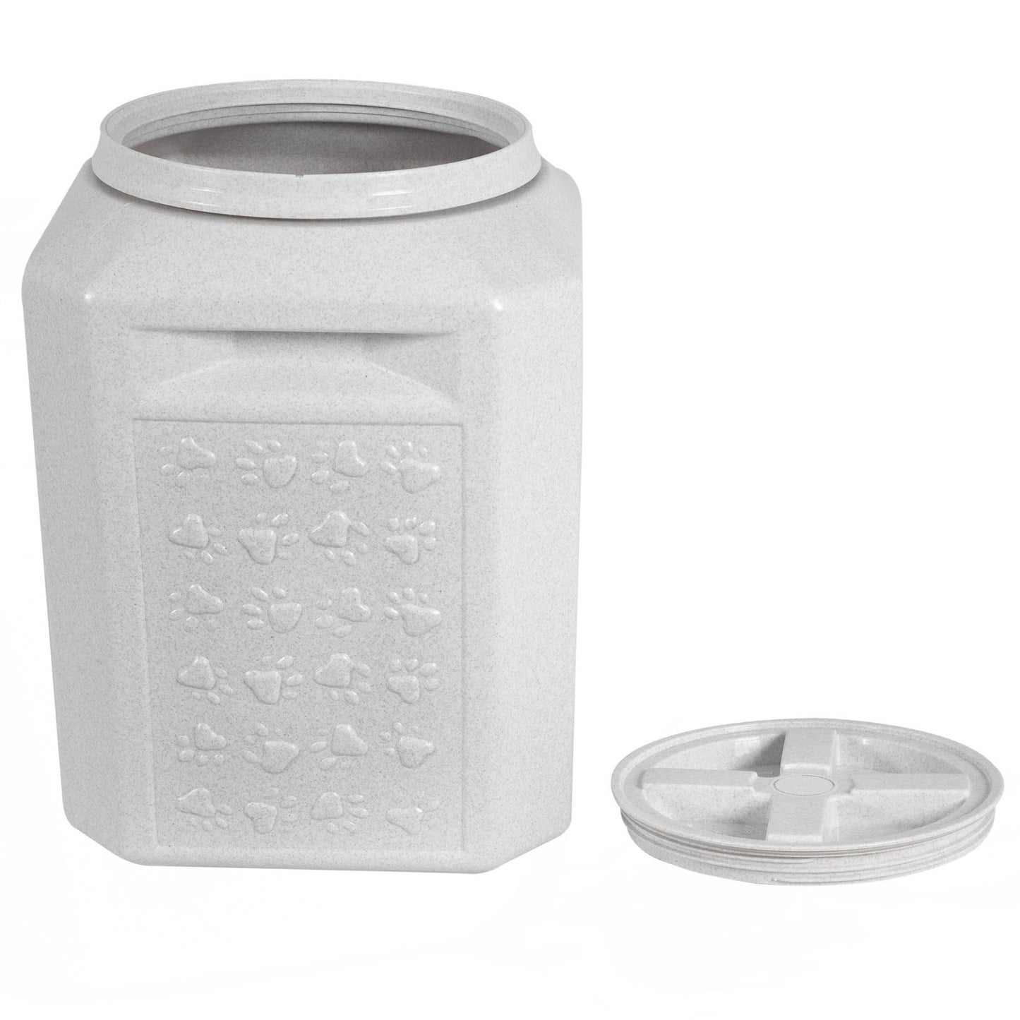 Airtight Pet Food Storage Container with Scoop - Holds Up to 35lbs, Durable & Se3