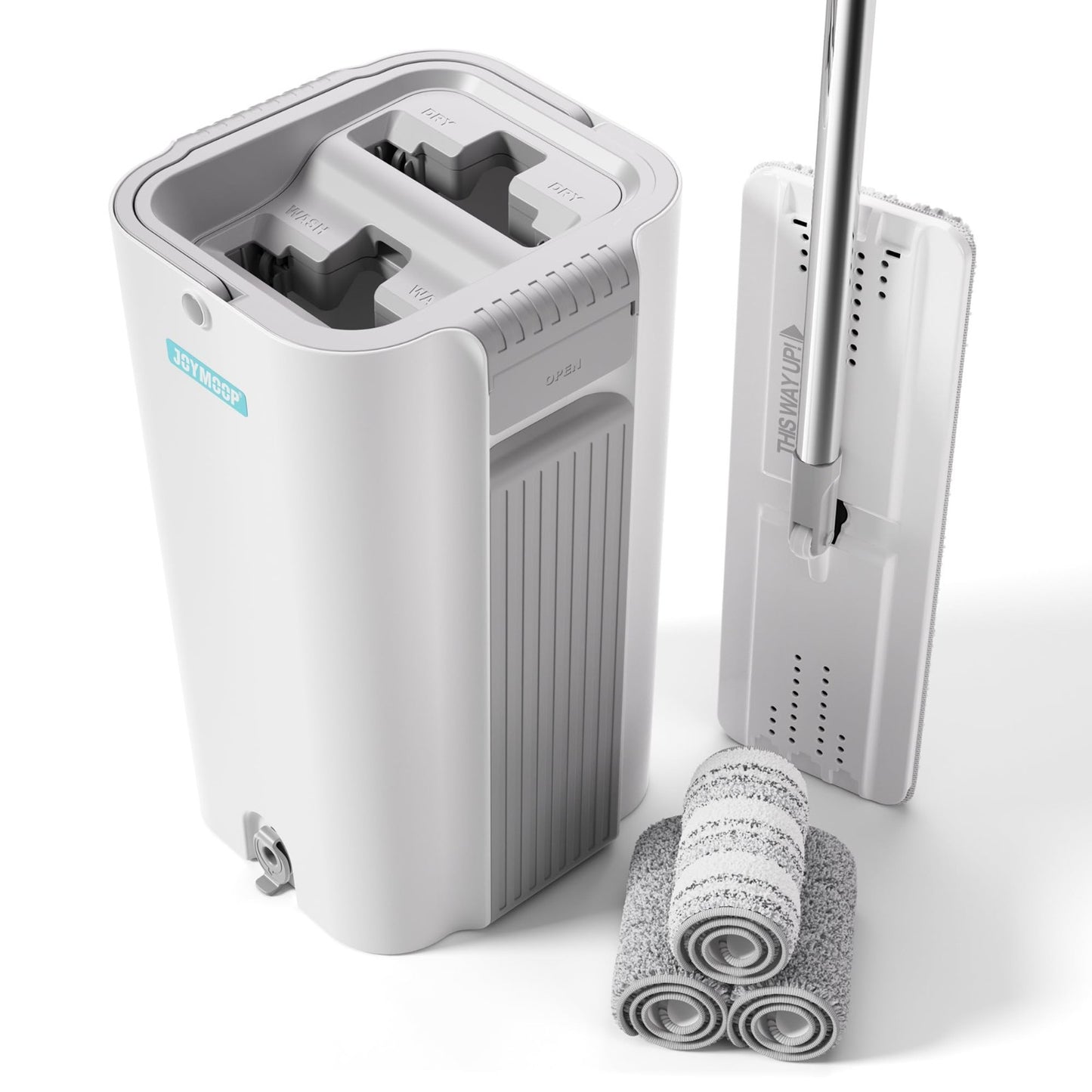 Large Capacity 8L Mop System with Extension Handle - Ideal for Floors, Windows &1