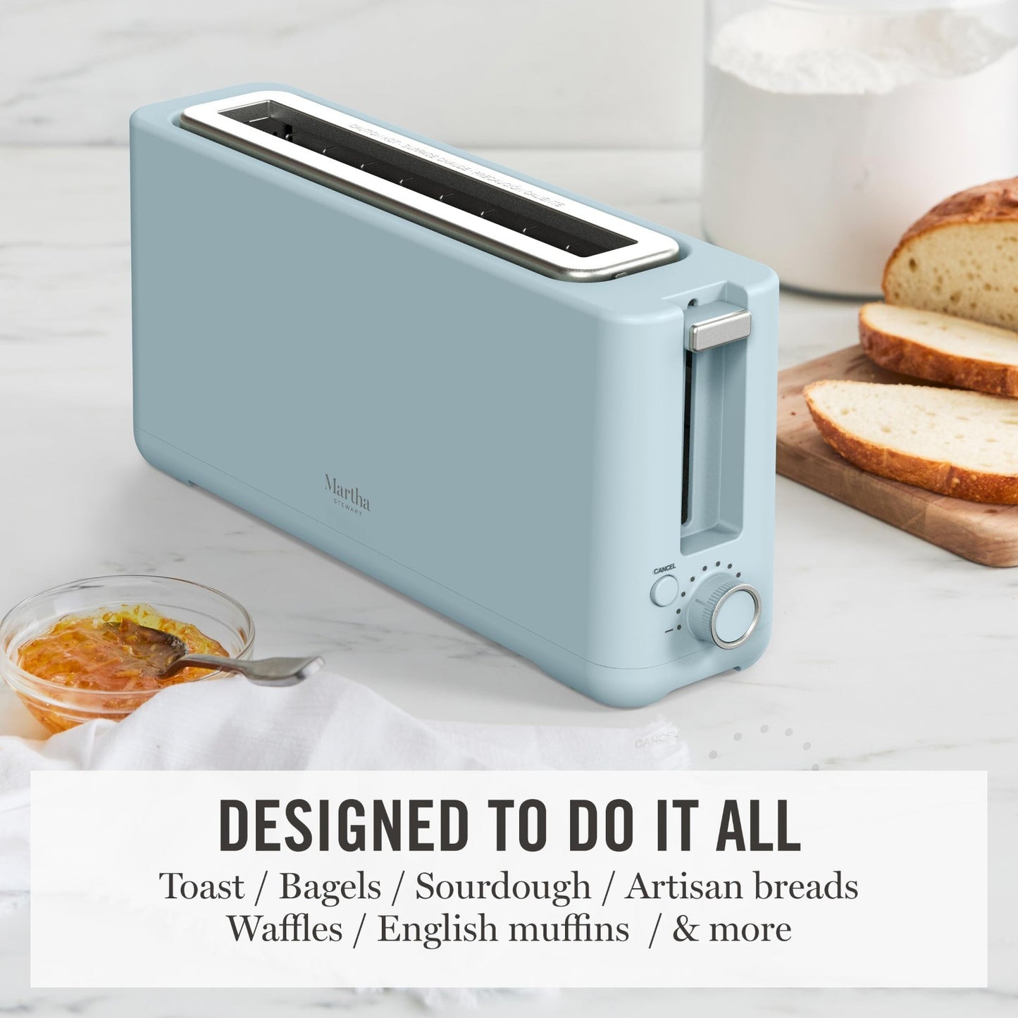Extra Wide 2-Slice Long Slot Toaster for Sourdough & Bagels, 10 Shade Settings,7