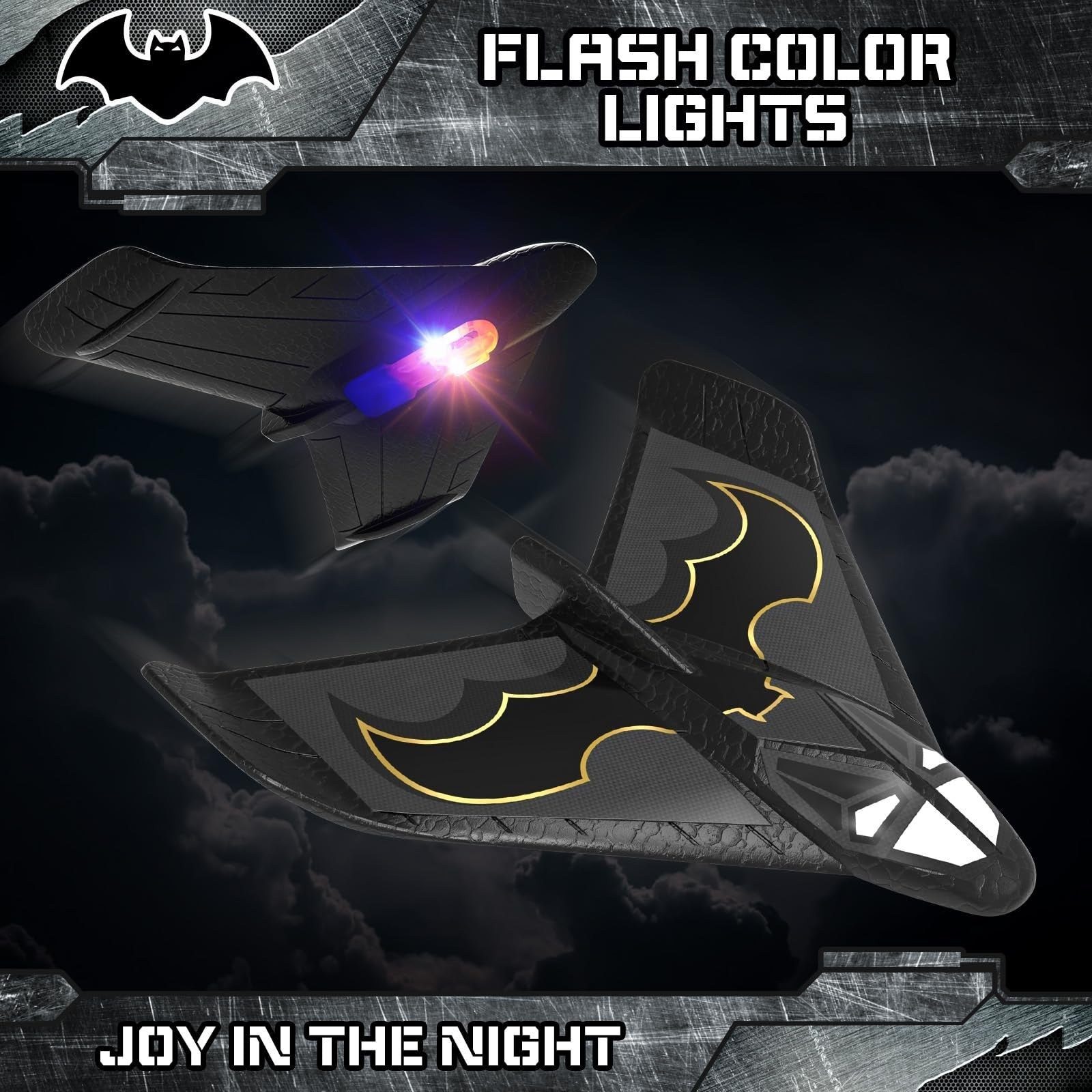 6 Pack LED Foam Airplane Launcher Toys for Kids   Outdoor Flying Fun for Ages 3 4