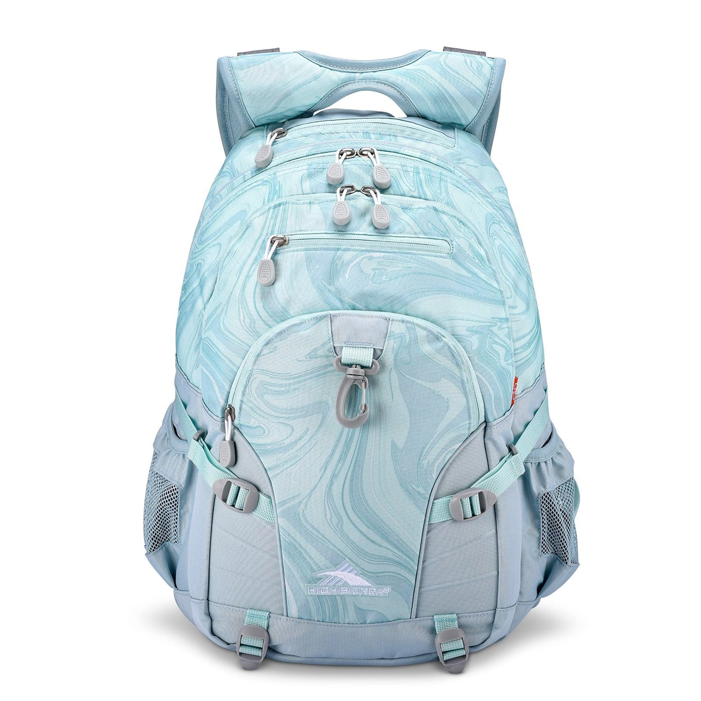 Versatile Travel & Work Backpack with Tablet Sleeve   Marble Design, One Size3