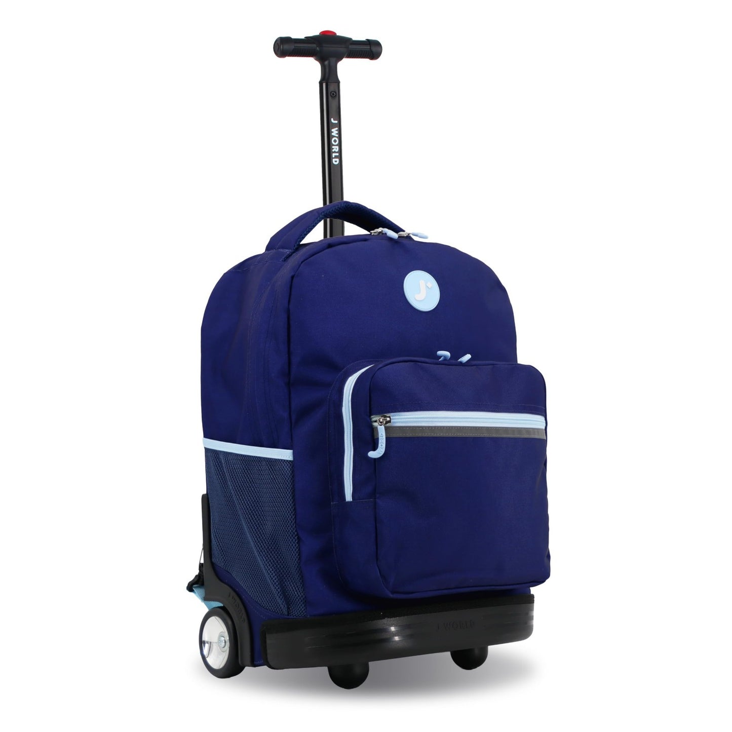 Kids Rolling Backpack with Wheels, School Roller Bookbag for Girls & Boys, Navy1