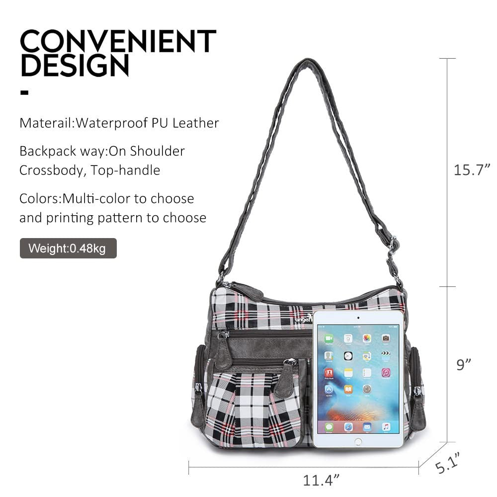 Stylish Crossbody Bags for Women   Medium Faux Leather Shoulder Handbags & Purse3