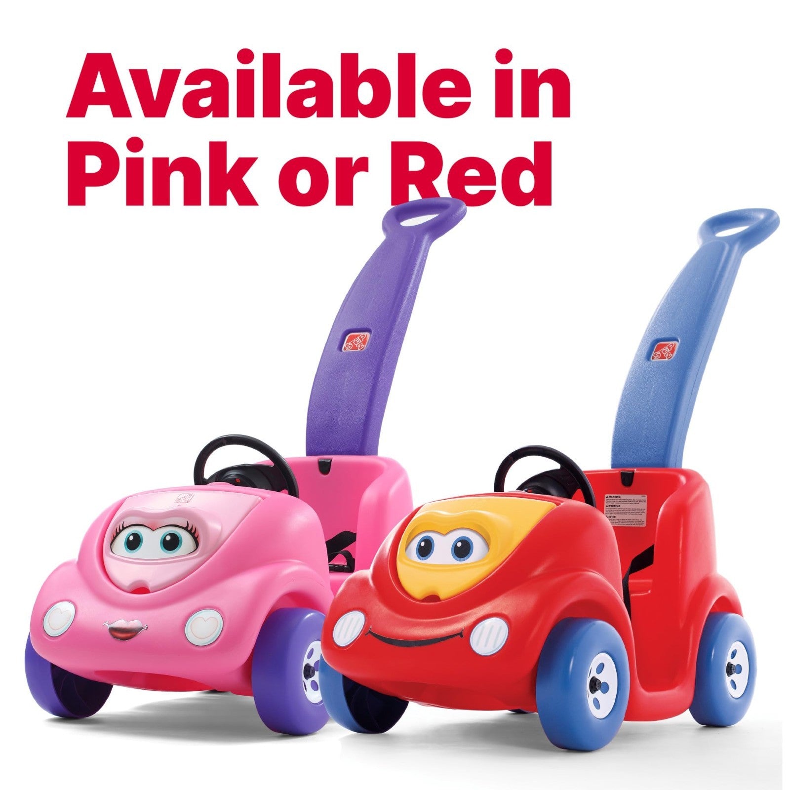 Toddler Push Car Buggy with Seat Belt & Horn - Ride-On Toy for Kids 18 Months+4