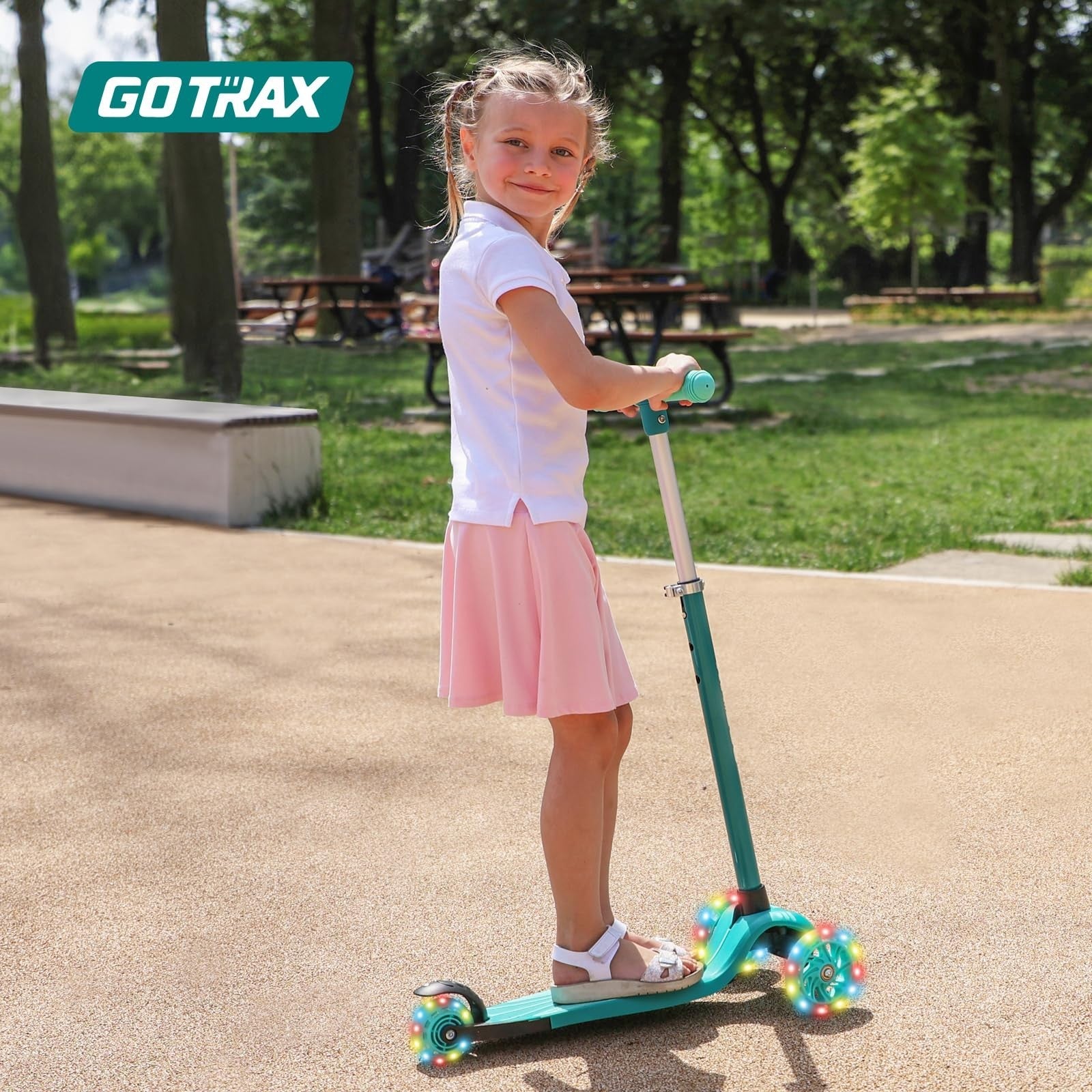 Kids Kick Scooter 3 Wheels for Boys & Girls 2-8, Fun Outdoor Gift for Children5