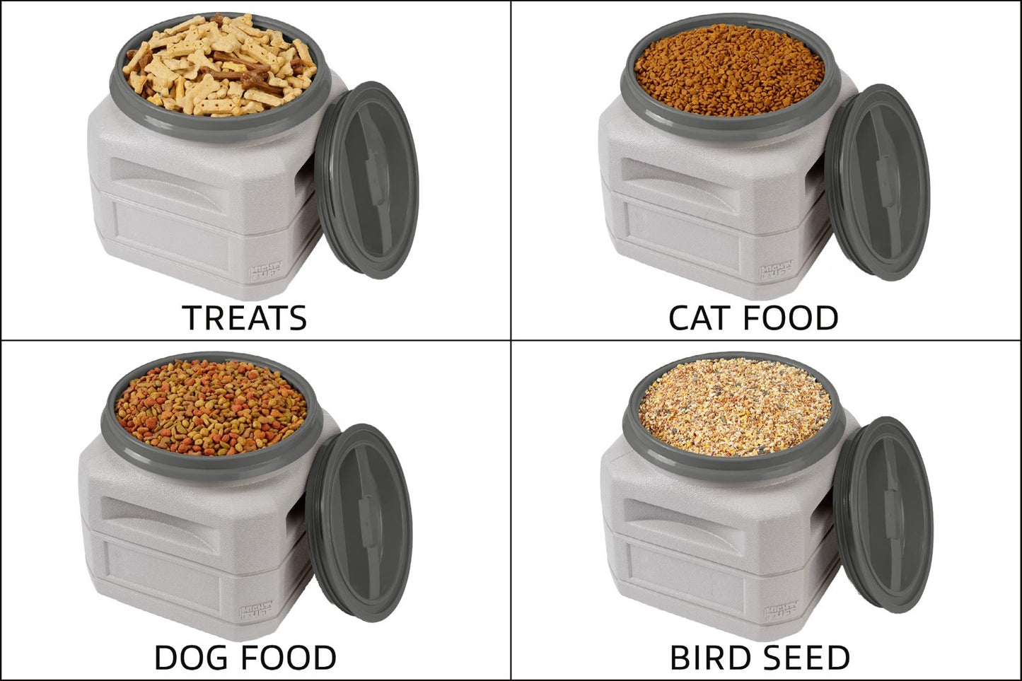Airtight Dog Food Storage Container - 6 Gal, Holds 24 lbs - BPA-Free, Twist Lid5