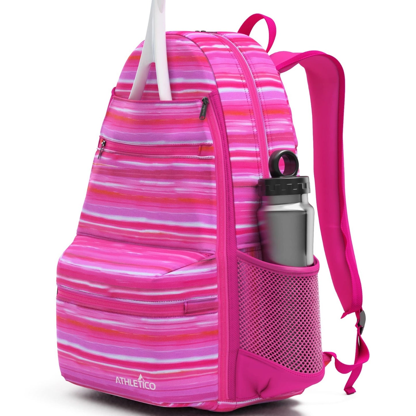 City Tennis Bag with Multiple Pockets, Durable Material, Adjustable Straps7