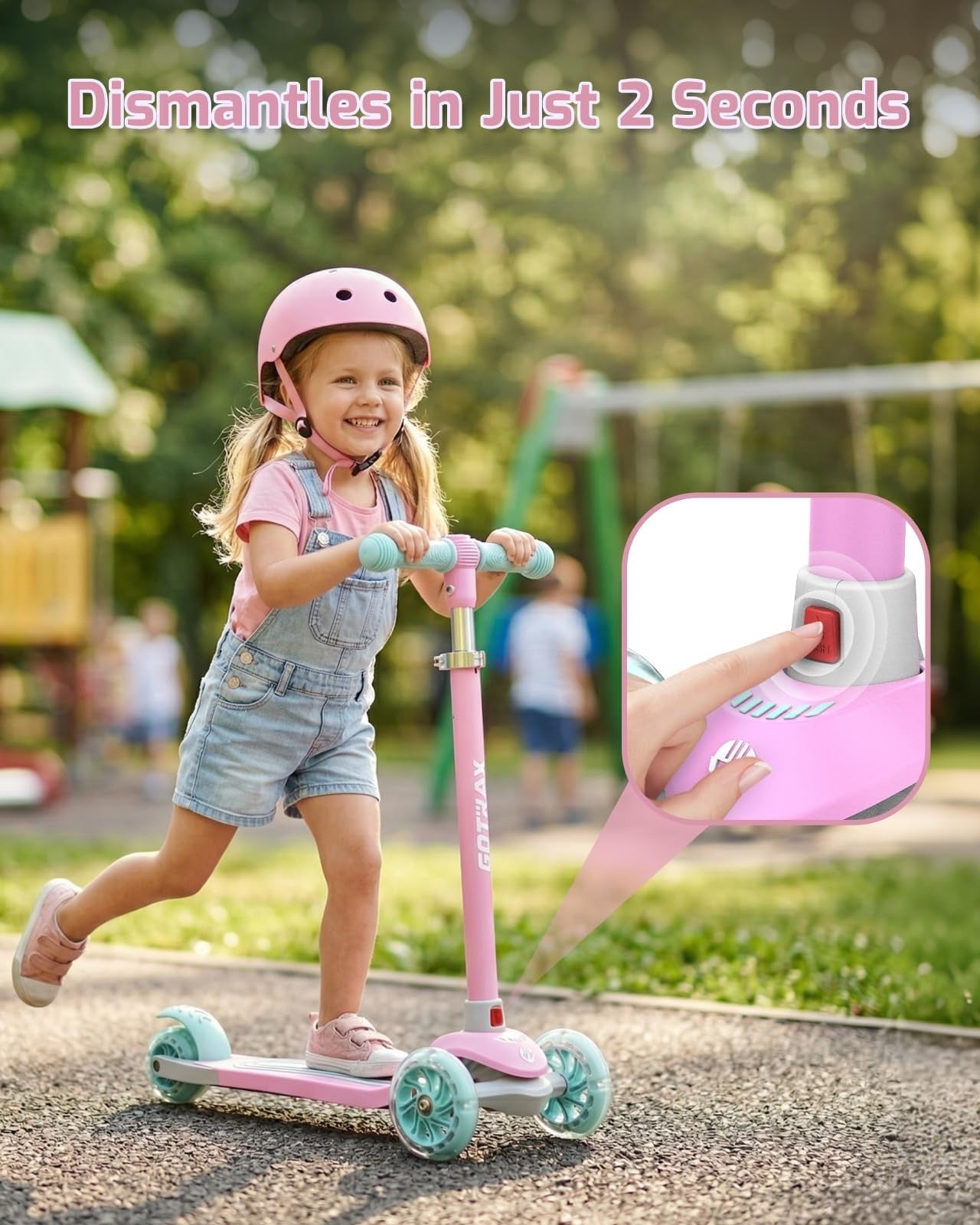 Kids Kick Scooter 3 Wheels for Boys & Girls Ages 2-8, Fun Outdoor Gift5