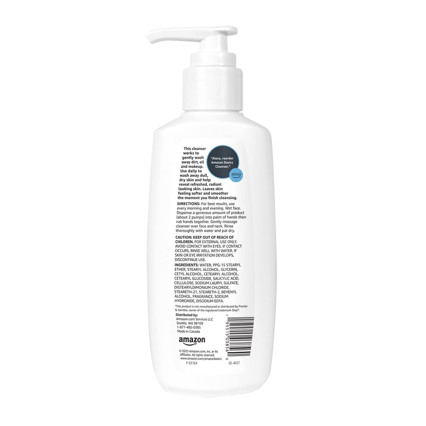 Gentle Exfoliating Face Wash - Daily Replenishing Cleanser, Refreshing, 3 Pack 62
