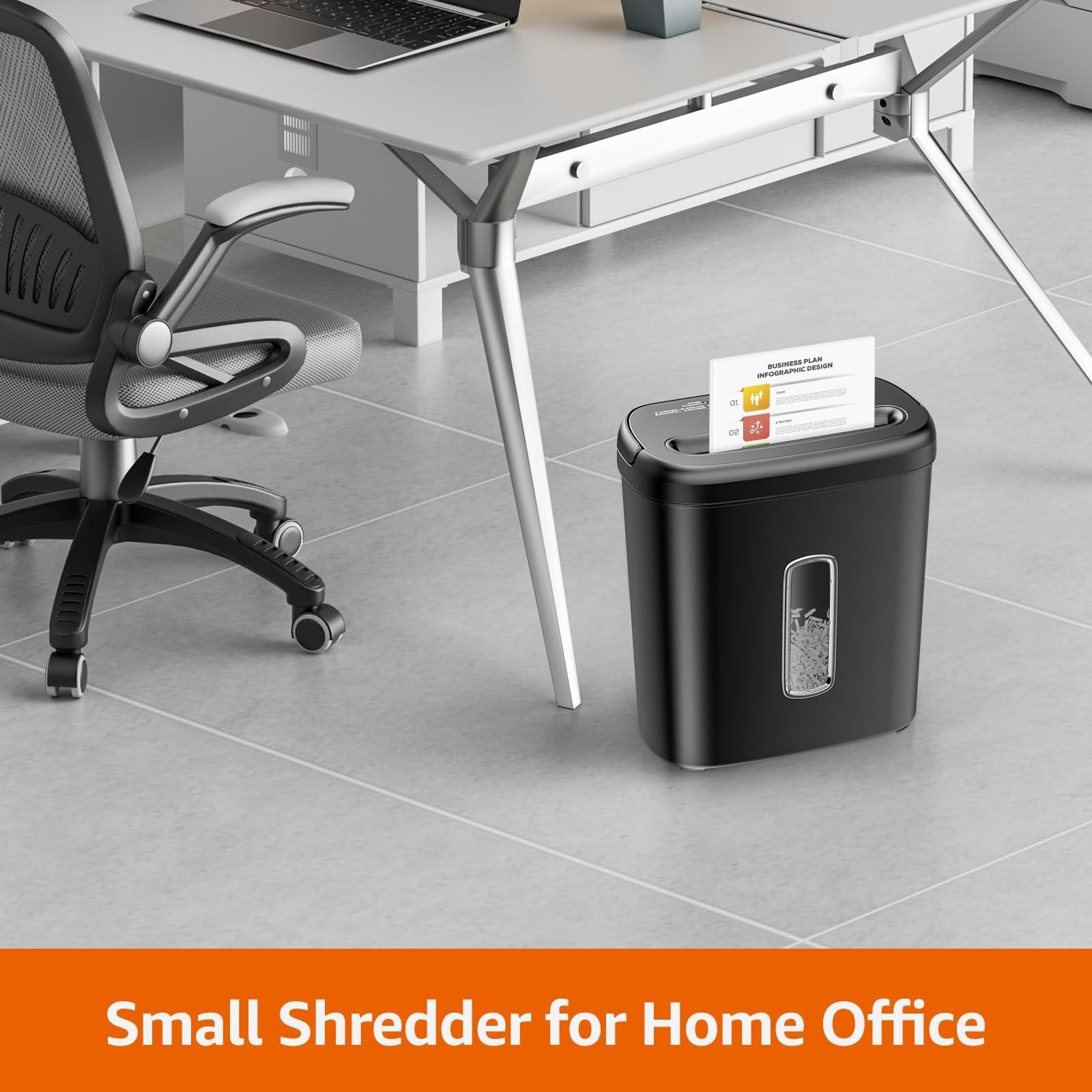 8 Sheet High Security Cross Cut Shredder for Paper & Credit Cards, P 4, Auto Shu6
