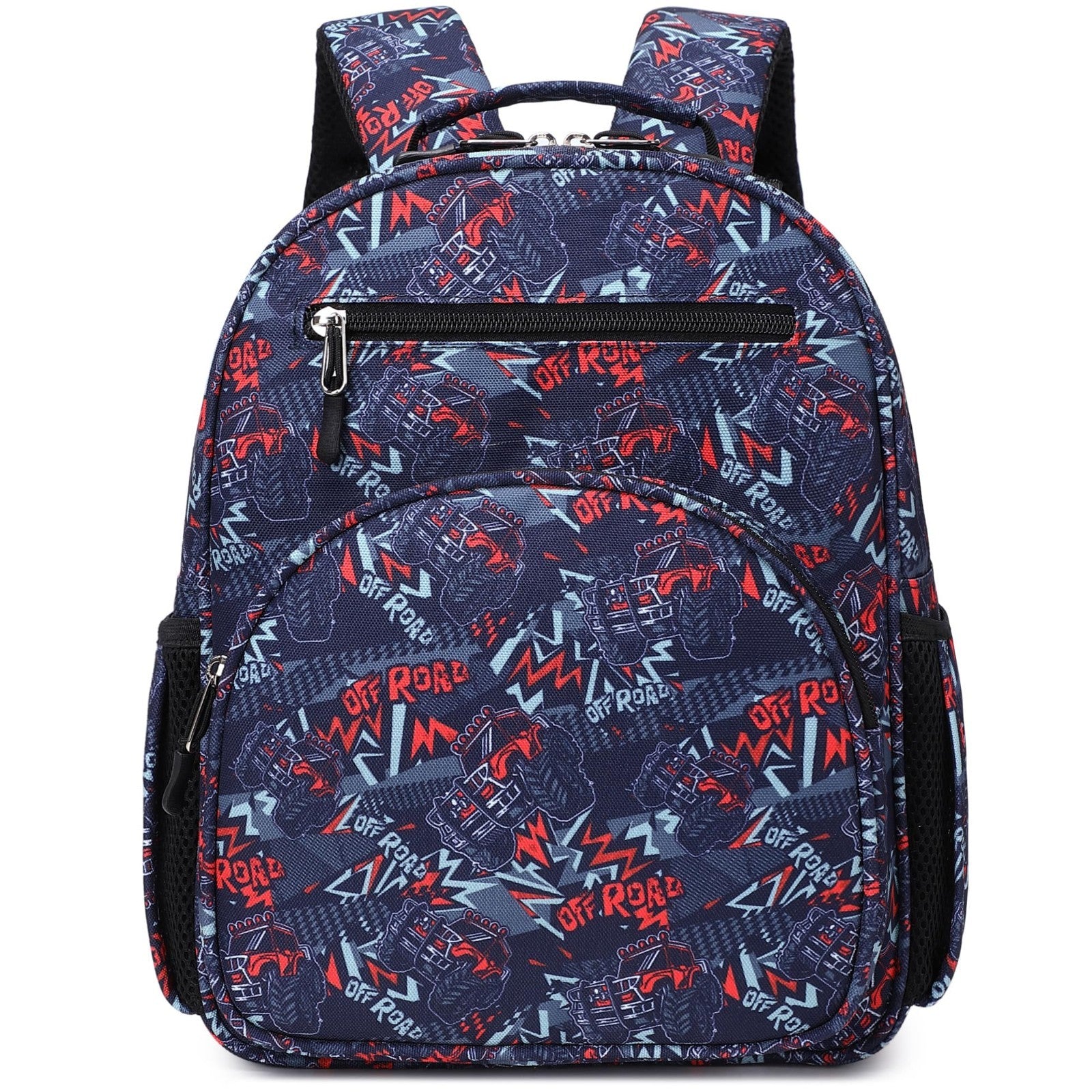 Cute Mini Toddler Backpack for Boys   Preschool Bookbag, Cars Design, Navy Blue1