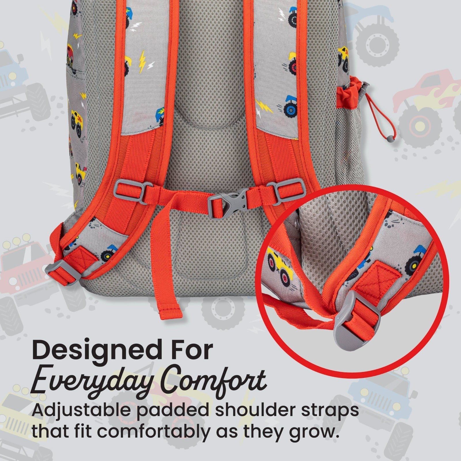 Kids 2 in 1 Backpack & Insulated Lunch Bag Set with Padded Straps   Durable & St3