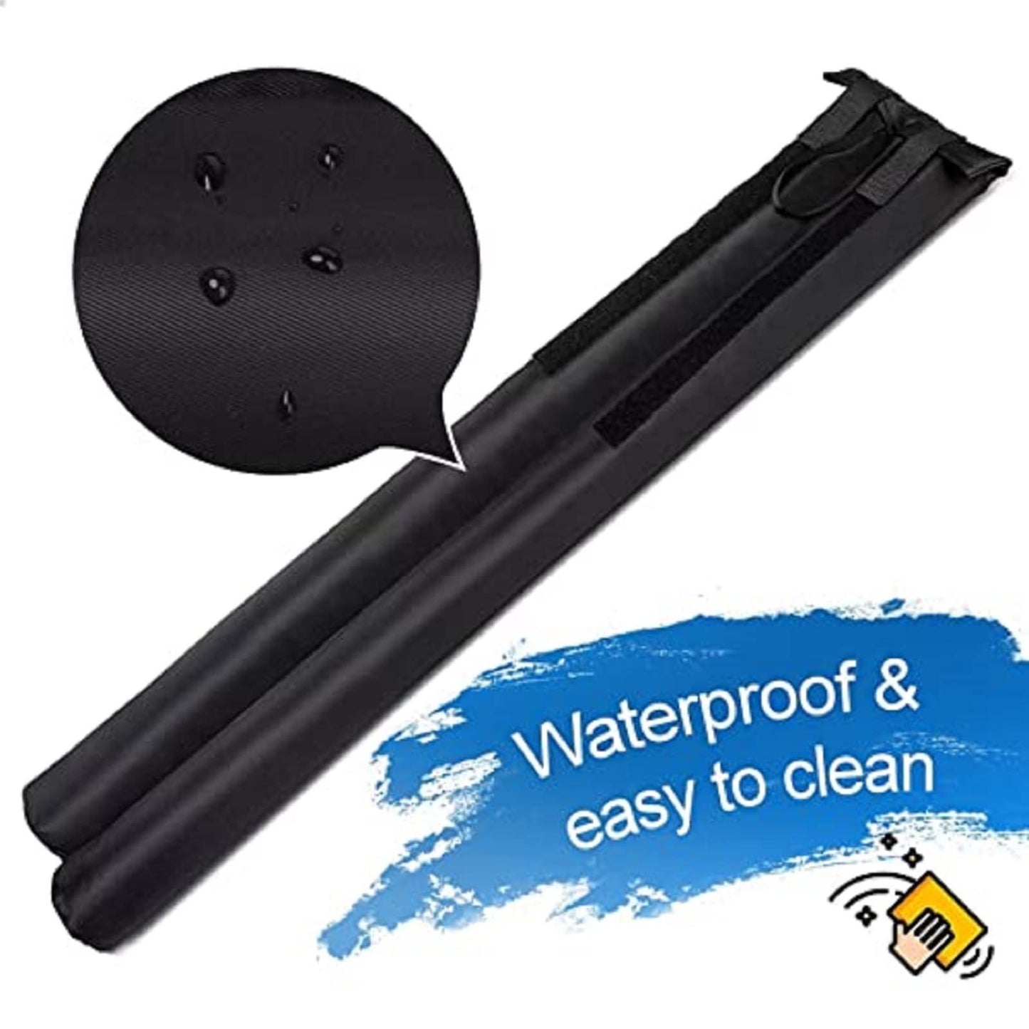 Large Door Draft Stopper 36” Adjustable Under Door Sweep Noise Blocker Seal Guar8