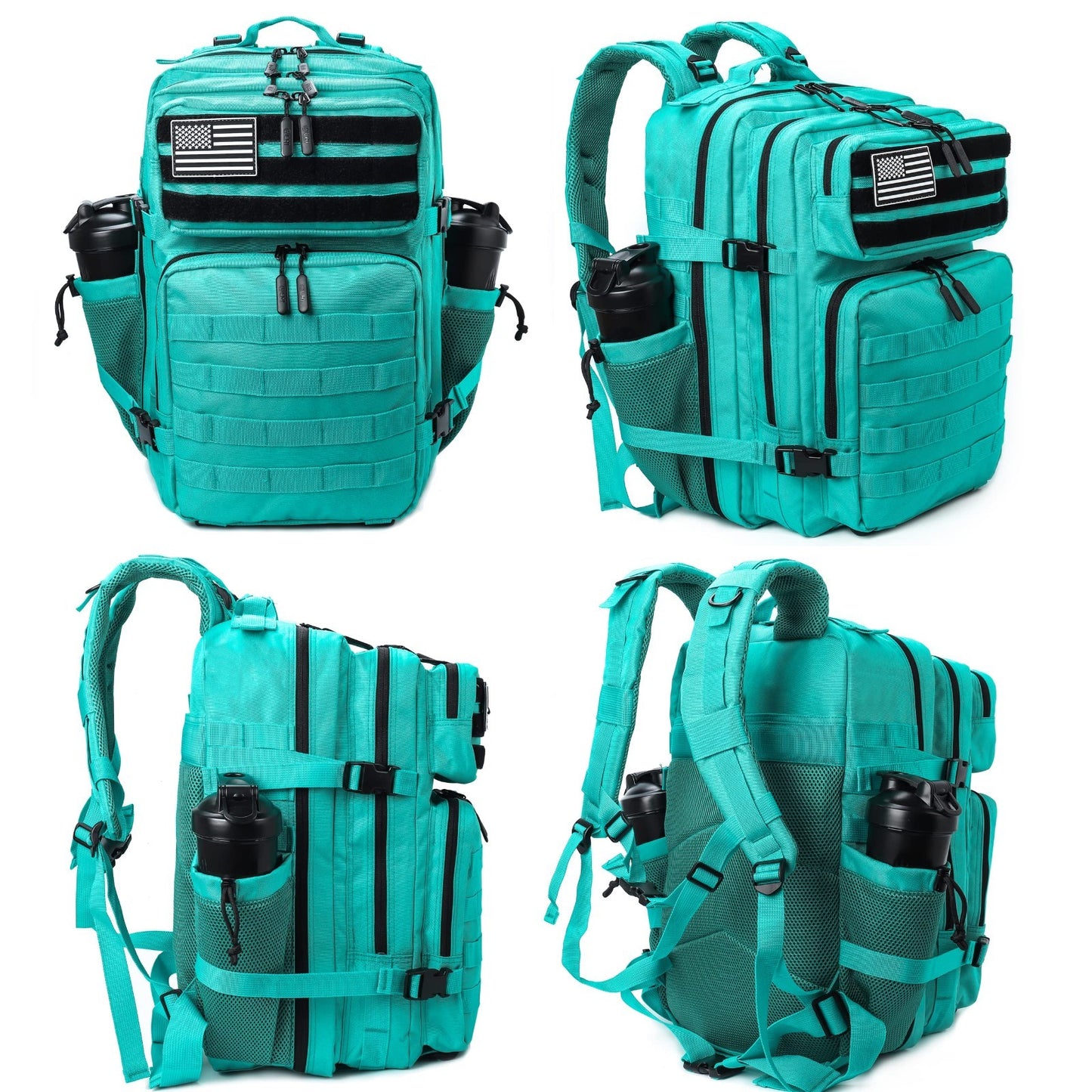 45L Military Tactical Backpack   Large Assault Pack Rucksack with Molle System  3