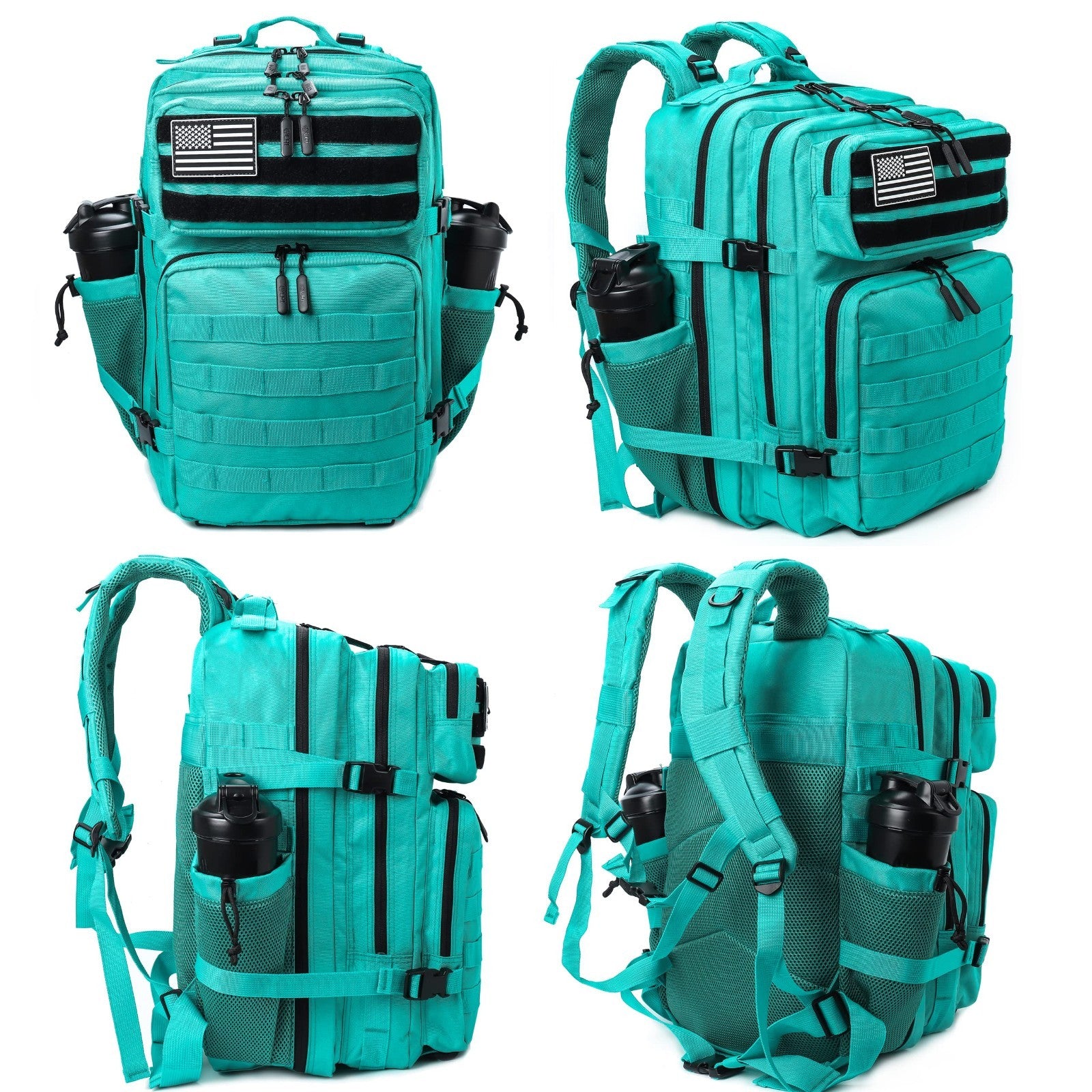 45L Military Tactical Backpack   Large Assault Pack Rucksack with Molle System  3