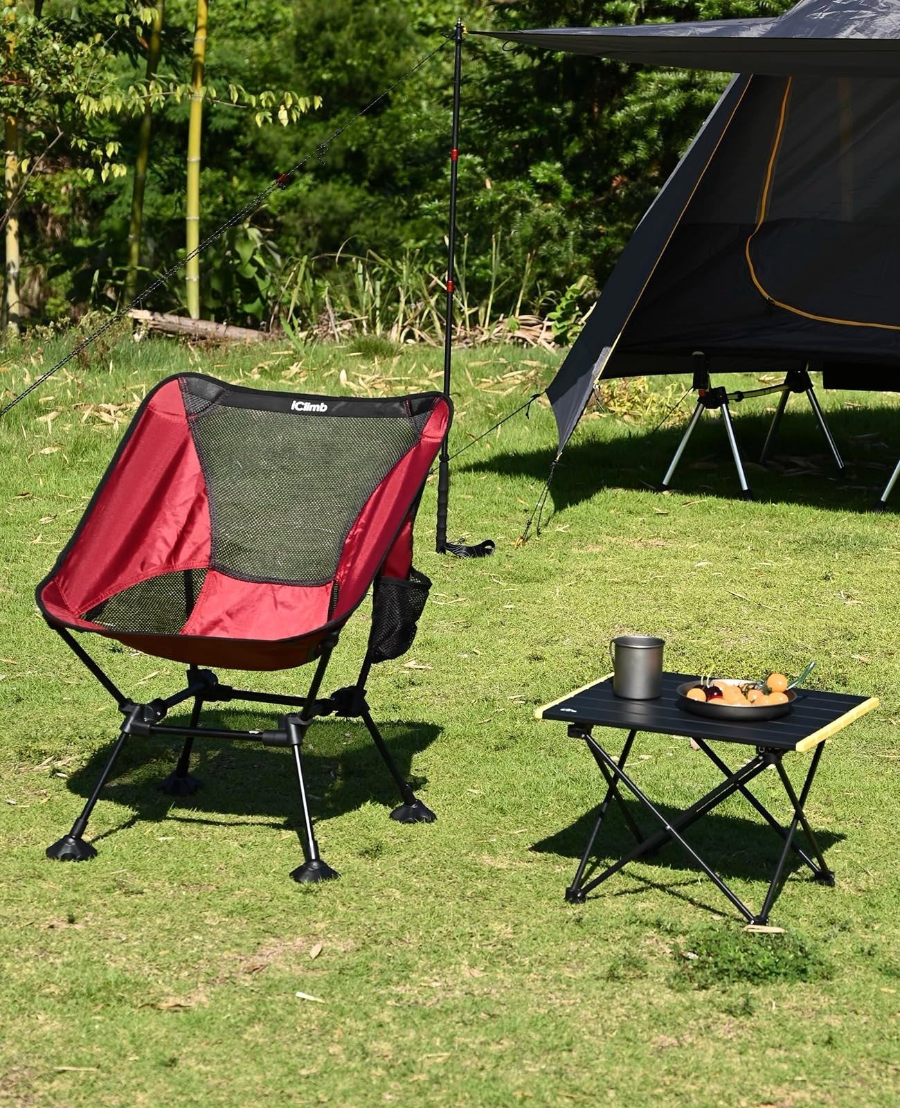 Ultralight Compact Folding Camping Table with Carry Bag - Portable Outdoor Furni7