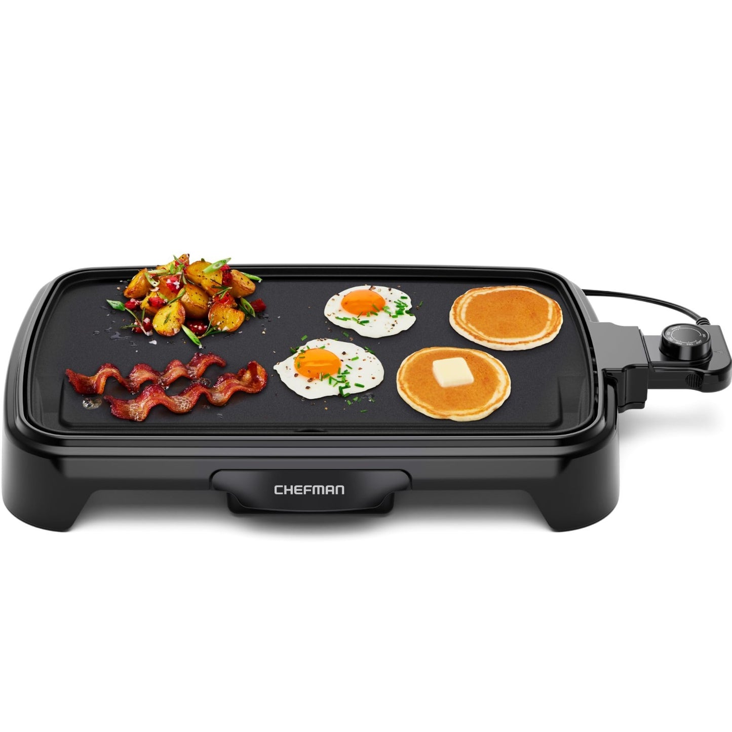 Electric Griddle with Removable Temperature Control, Nonstick Cooking Surface, 11