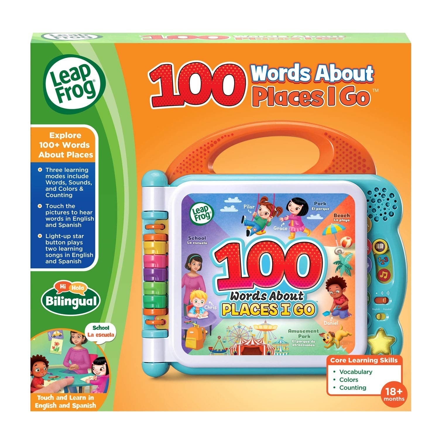 100 Words About Places I Go Book   Educational Learning Toy for Kids, Interactiv7