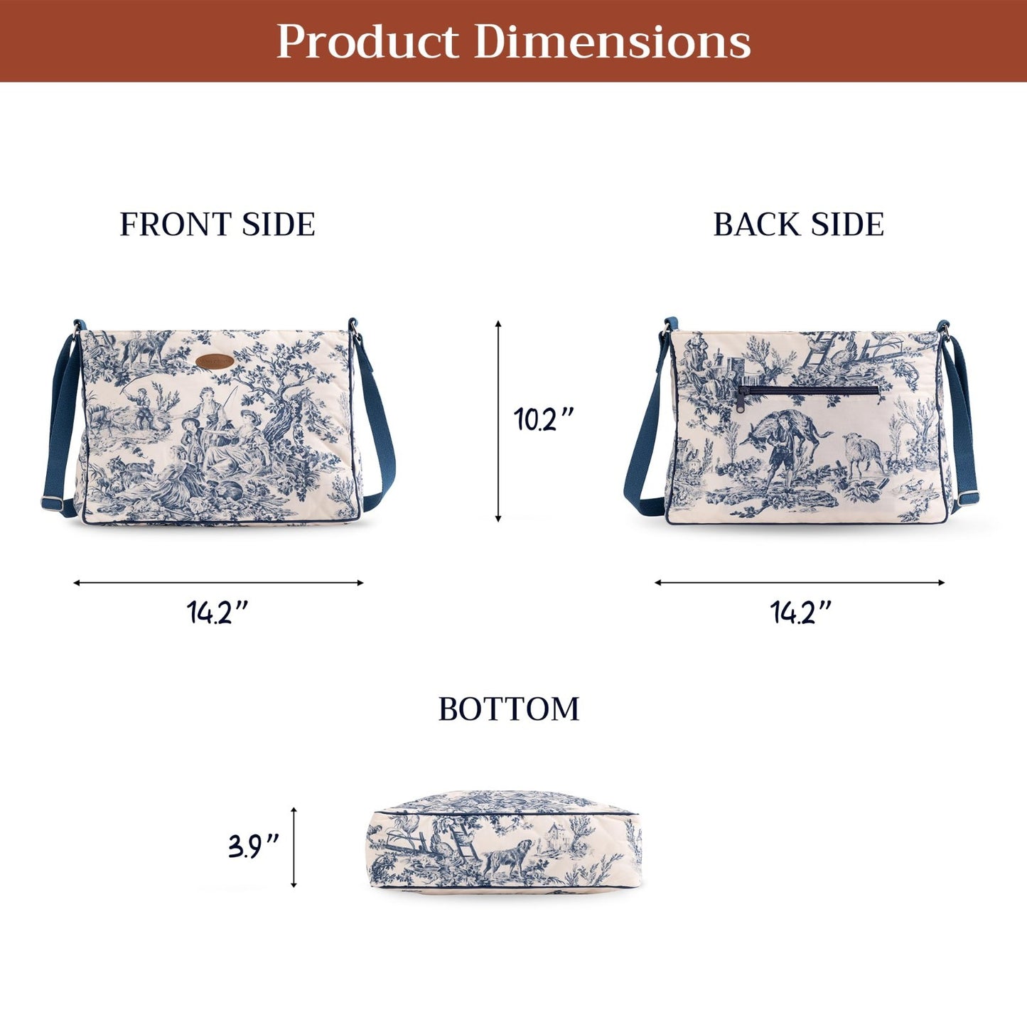 Stylish Cotton Shoulder Bag for Women   Chic Handbag, Everyday Tote, Fashion Acc4