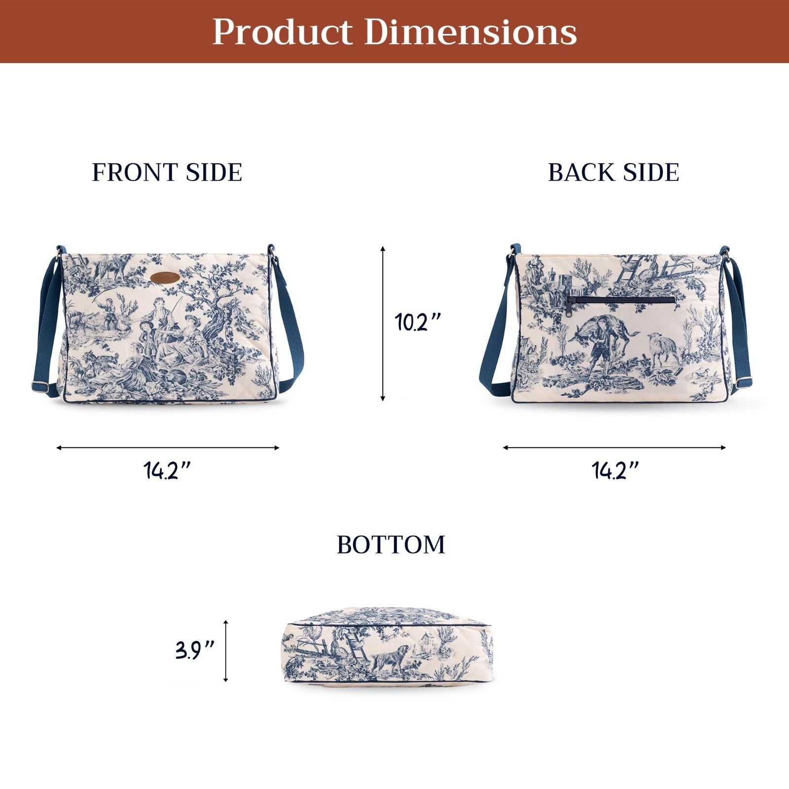 Stylish Cotton Shoulder Bag for Women   Chic Handbag, Everyday Tote, Fashion Acc4