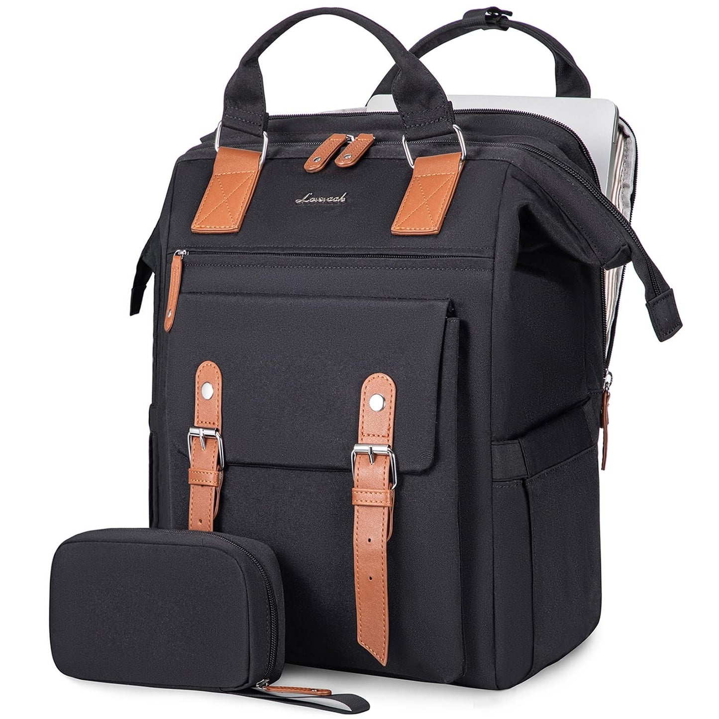 Stylish 17" Laptop Backpack for Women   Work, Travel, School, Casual Daypack1