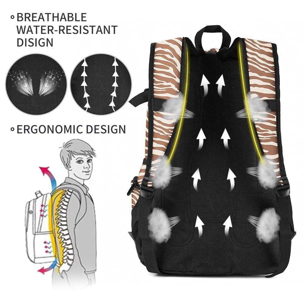 Lightweight School Backpack Travel Bag for Men & Women   College & Travel Use4