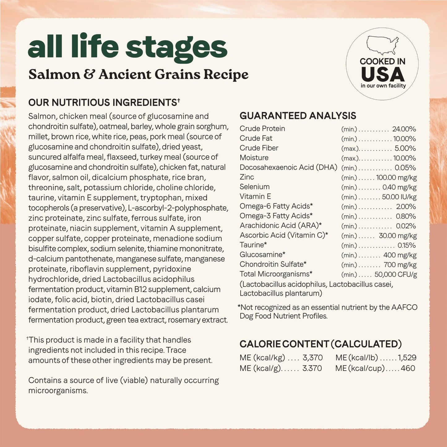 All Life Stages Dog Food, Real Salmon & Ancient Grains, 27 lb   Healthy Nutritio4