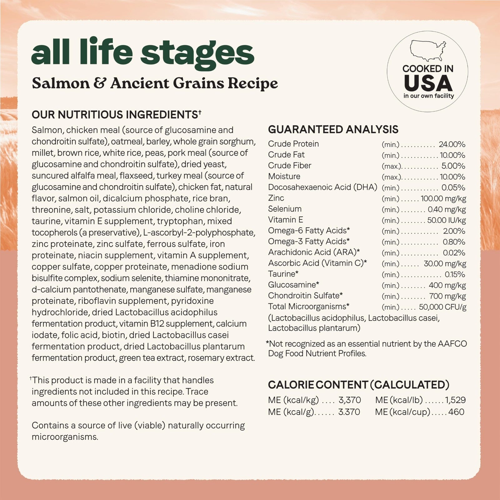 All Life Stages Dog Food, Real Salmon & Ancient Grains, 27 lb   Healthy Nutritio4