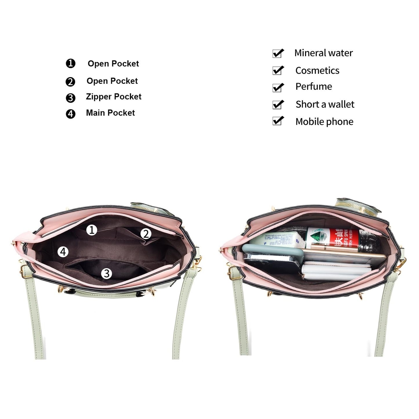 Stylish Women's Crossbody Handbags, Top Handle Satchel & Small Tote Bags3