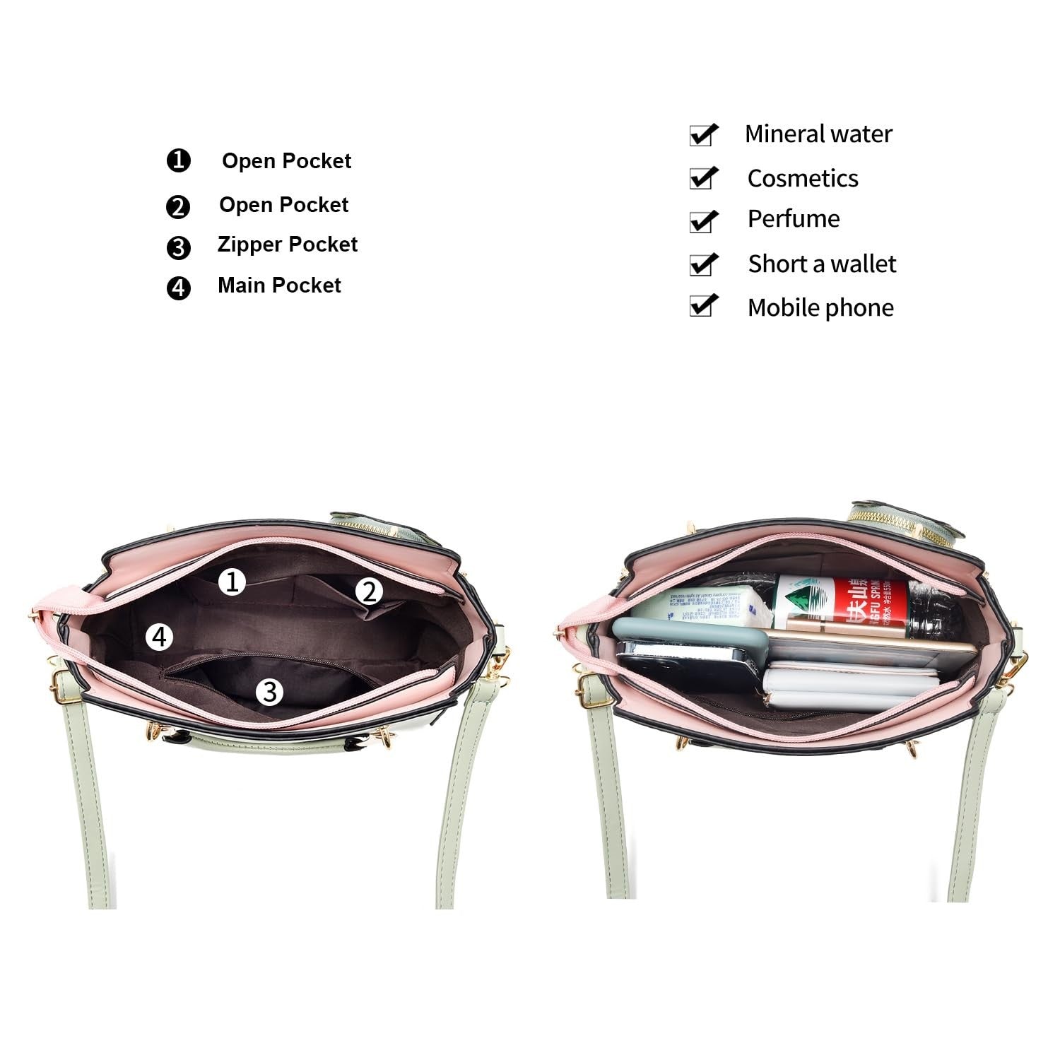 Stylish Women's Crossbody Handbags, Top Handle Satchel & Small Tote Bags3