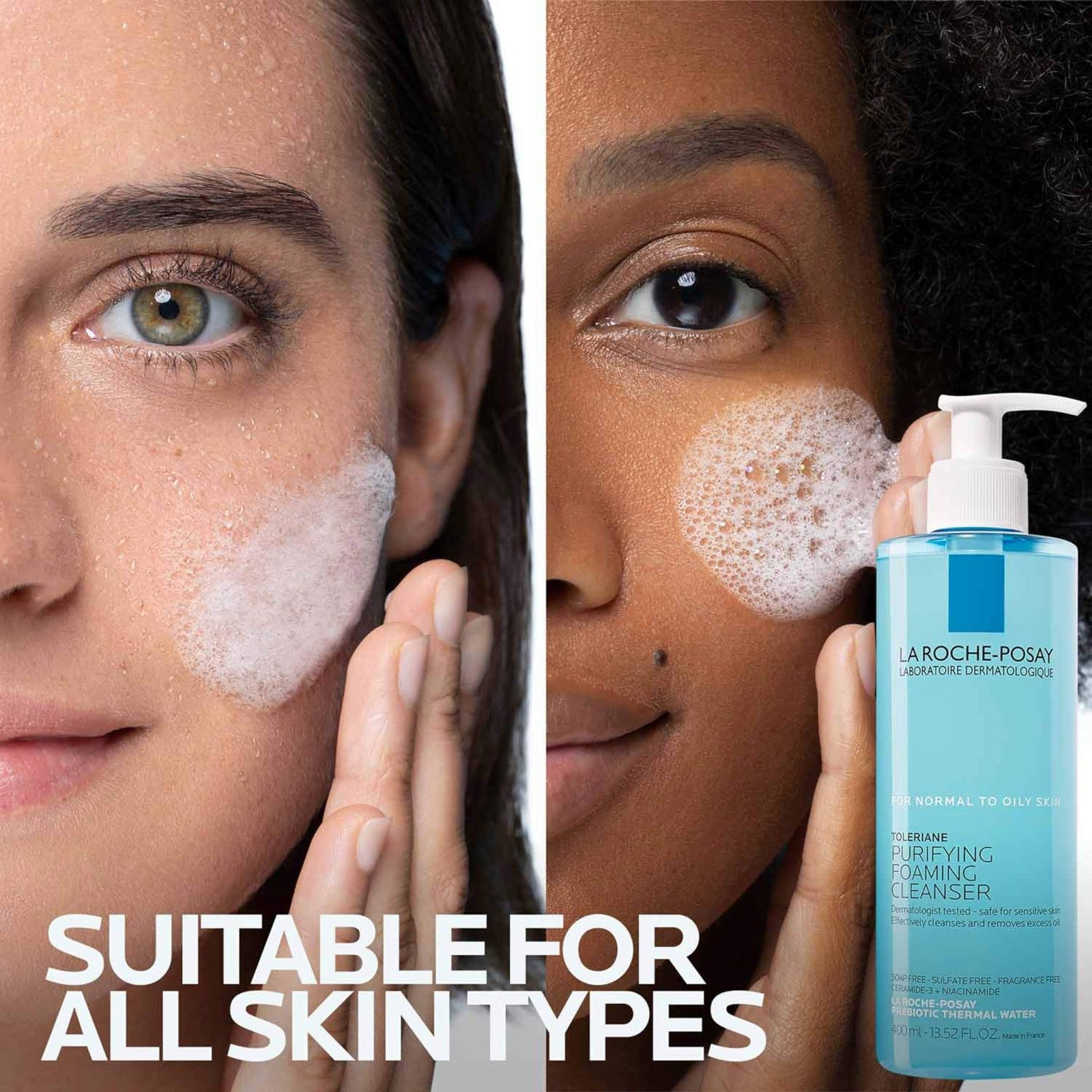 Oil-Free Foaming Facial Cleanser for Sensitive Skin with Niacinamide & Ceramides10