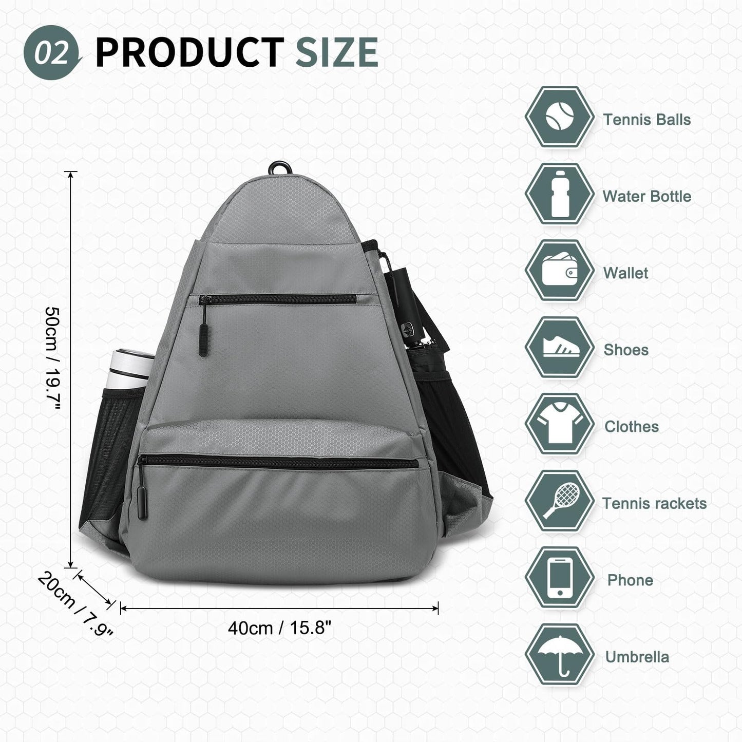 Optimized eBay Title:  Waterproof Tennis Backpack with Shoe Compartment, Wet/Dr4