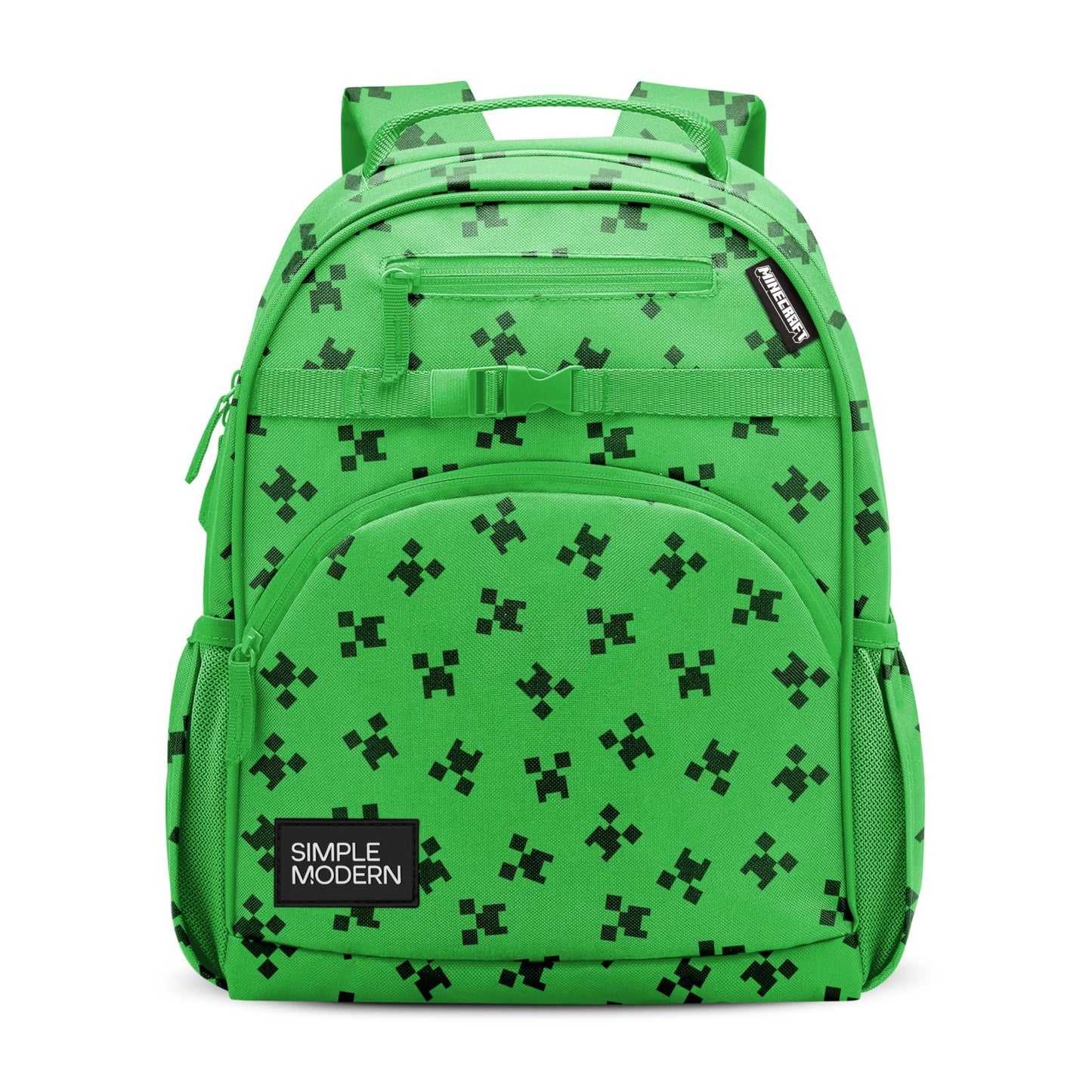12L Minecraft Backpack for Kids | Cute Creeper Bookbag & Laptop Carrier | Fits L1