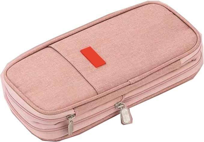 Large Storage Pencil Case Zipper Pouch   Big Capacity Organizer for Office & Tra1
