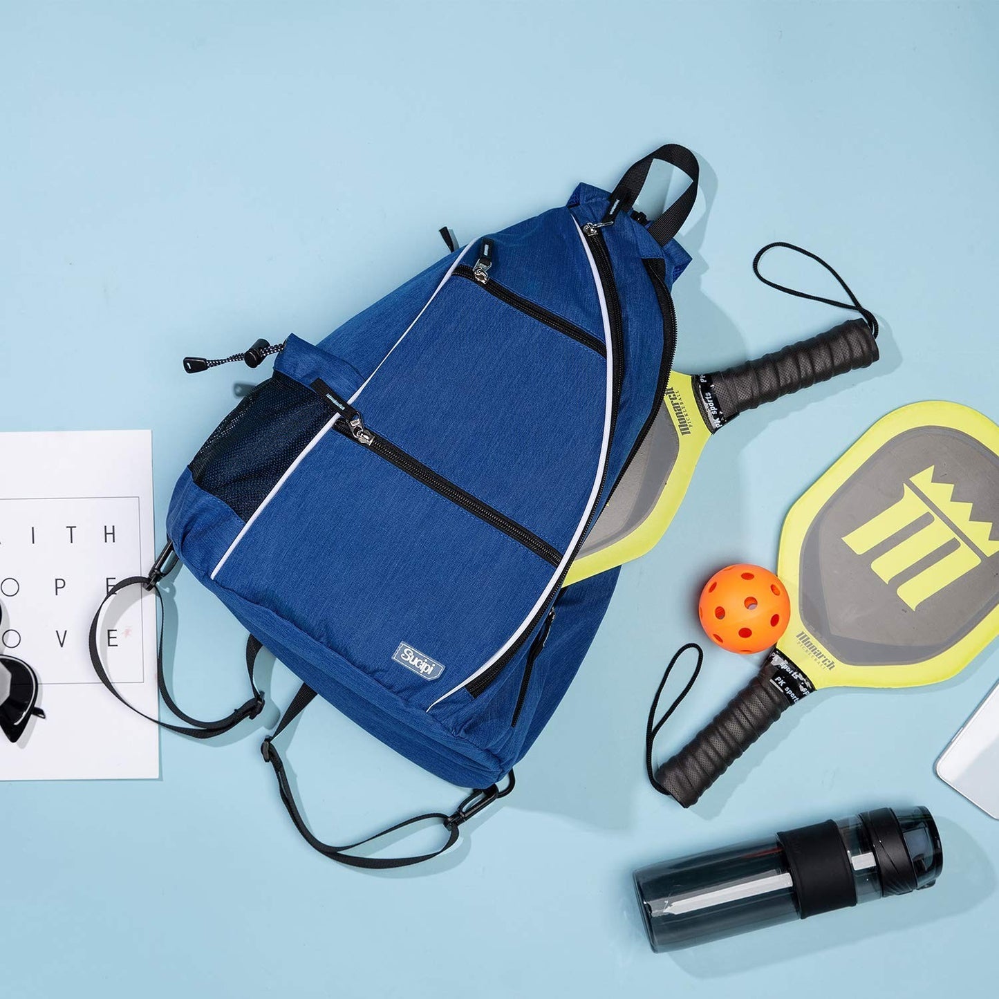 Adjustable Pickleball Backpack with Fence Hook, Large Capacity & Safety Pocket5