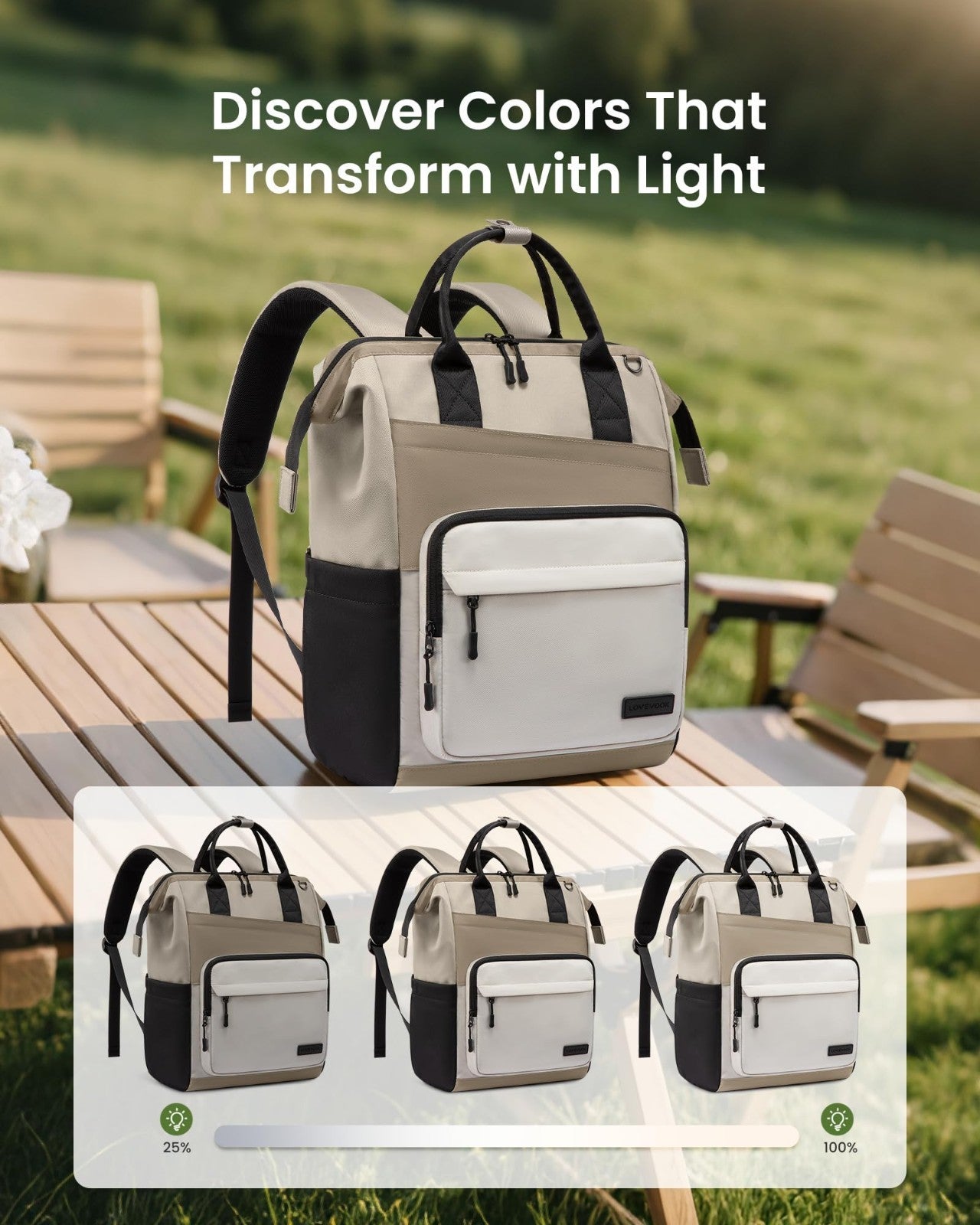 Stylish 15.6" Laptop Backpack for Women   Water Resistant, Large Capacity Travel5