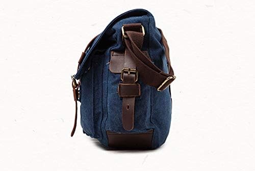 Vintage Leather Canvas Laptop Bag Messenger Bags Medium3