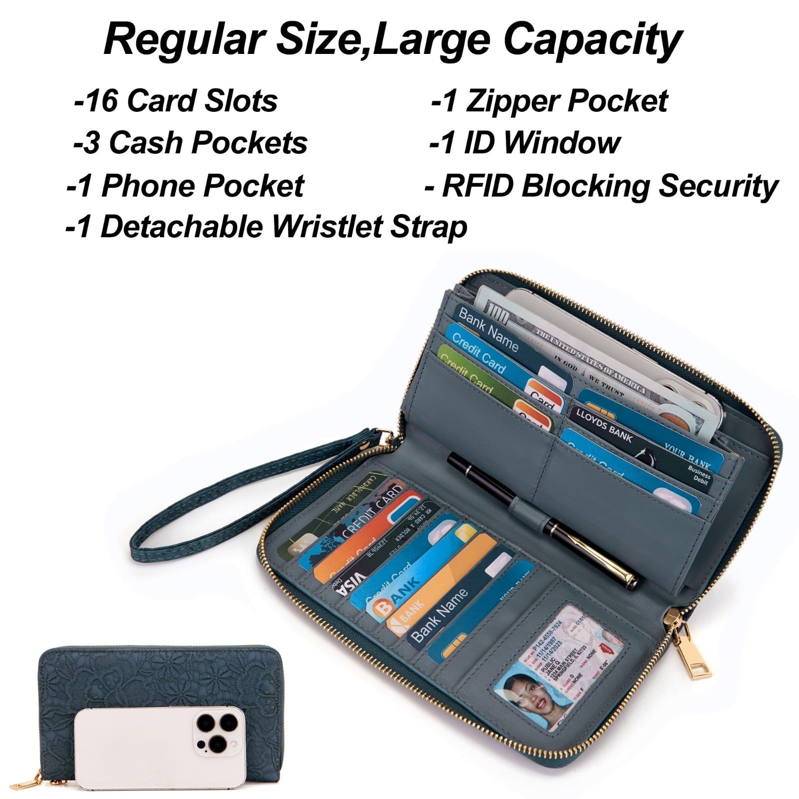 Versatile Women's Handbag - Stylish Tote, Satchel & Shoulder Bag, Wallet Include3