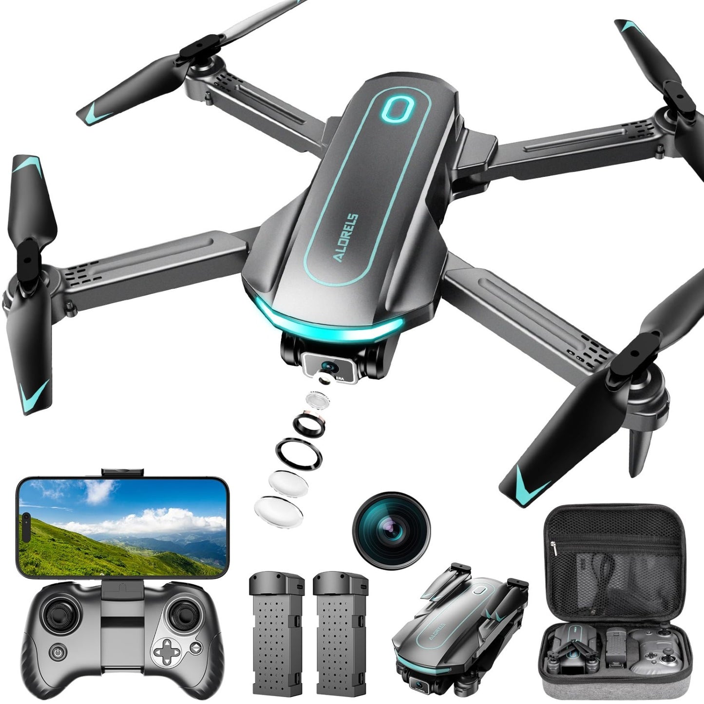 Here’s an optimized eBay title for your product:"1080P HD Mini Drone with Came1