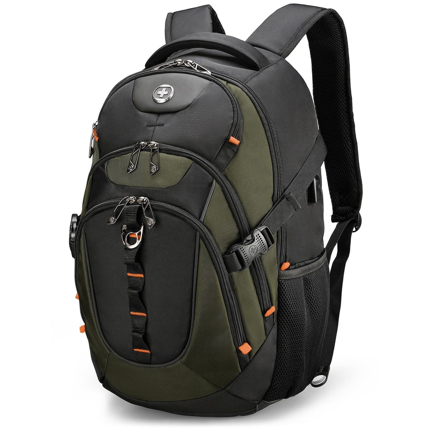 Travel Laptop Backpack with USB Charging Port, Fits 15.6" Computer, 31L College1